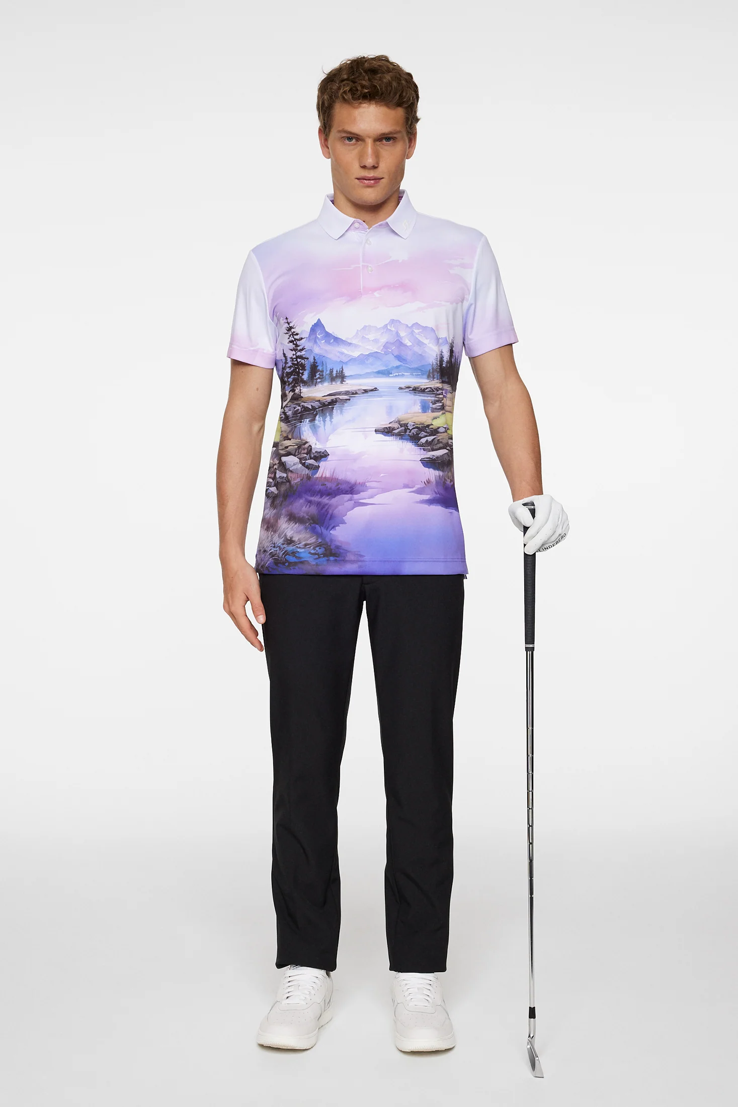 Samuel Polo / Landscape Watercolor purple L - Image 4