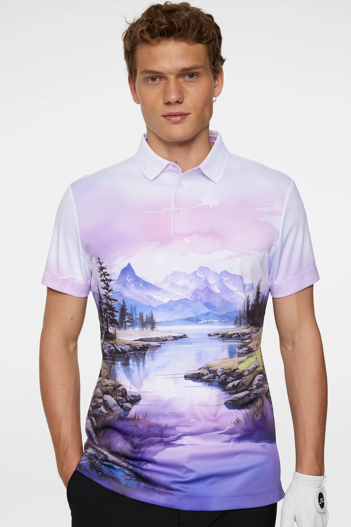 Samuel Polo / Landscape Watercolor purple L - Image 5