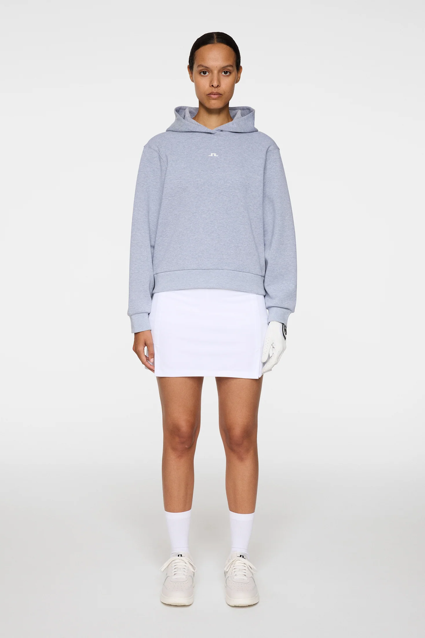 Sandie Hoodie / Medium Grey Melange - Image 4