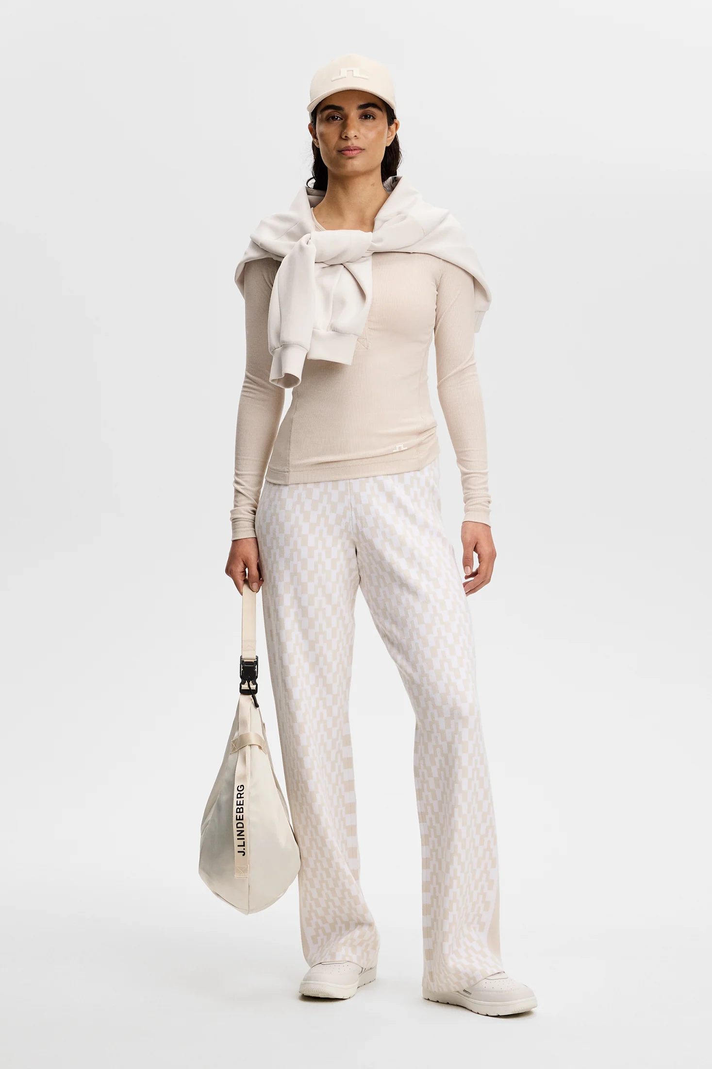 Sanna Rib Henley LS / Moonbeam - Image 4
