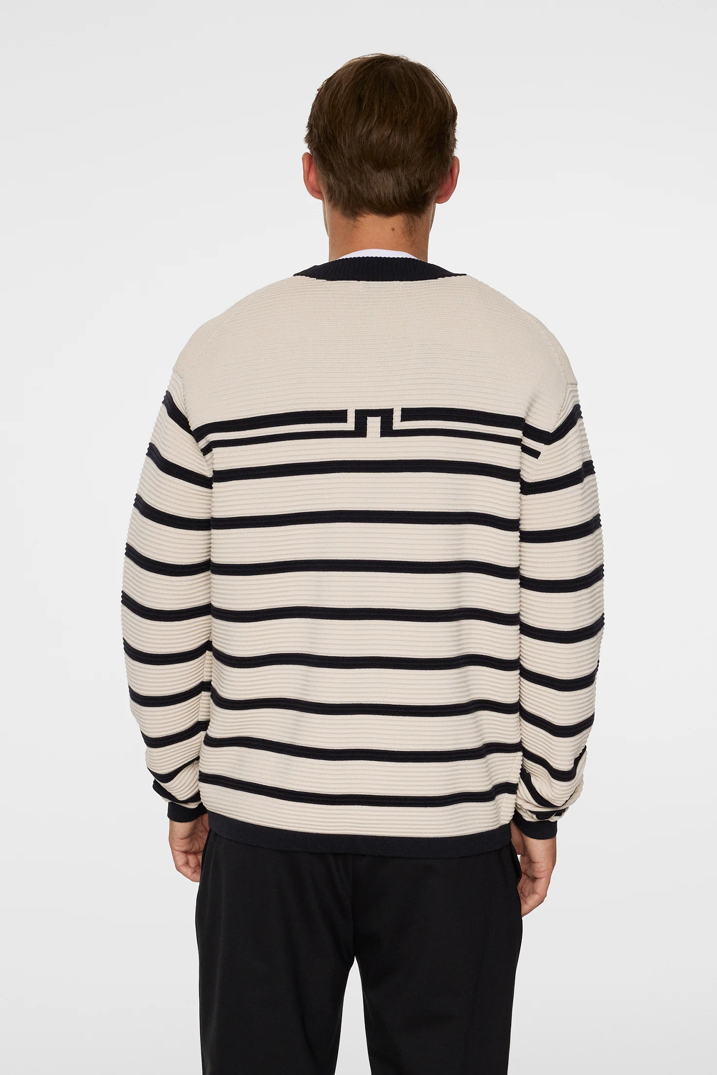 Sawyer Stripe Crew Neck / Moonbeam - Image 4
