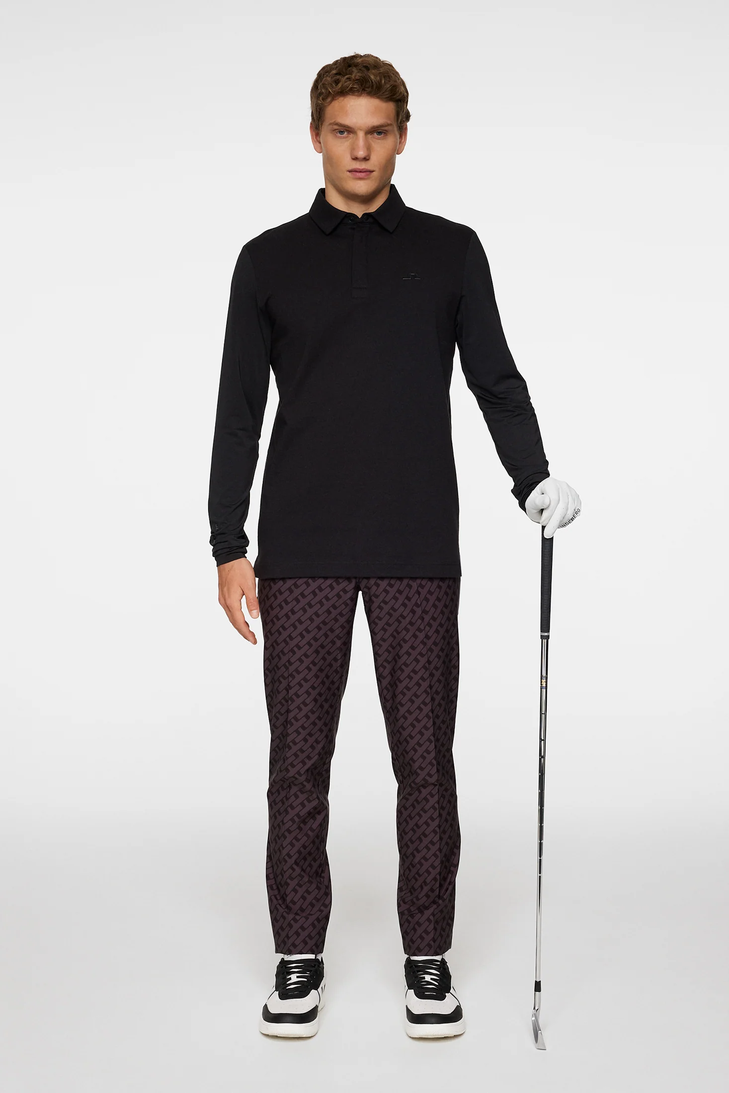 Sean Hybrid LS Polo / Black - Image 4
