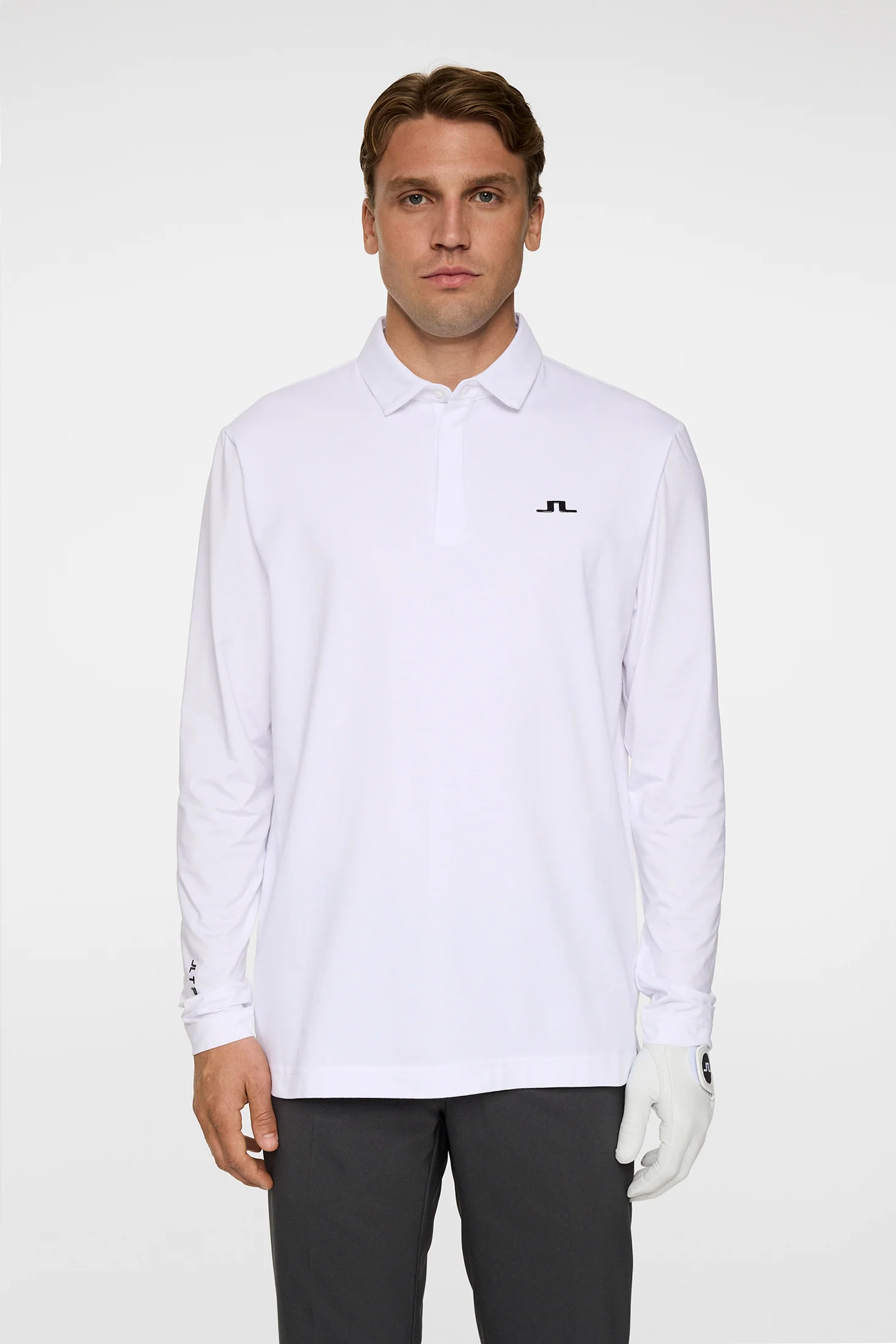Sean Hybrid LS Polo / White - Image 2