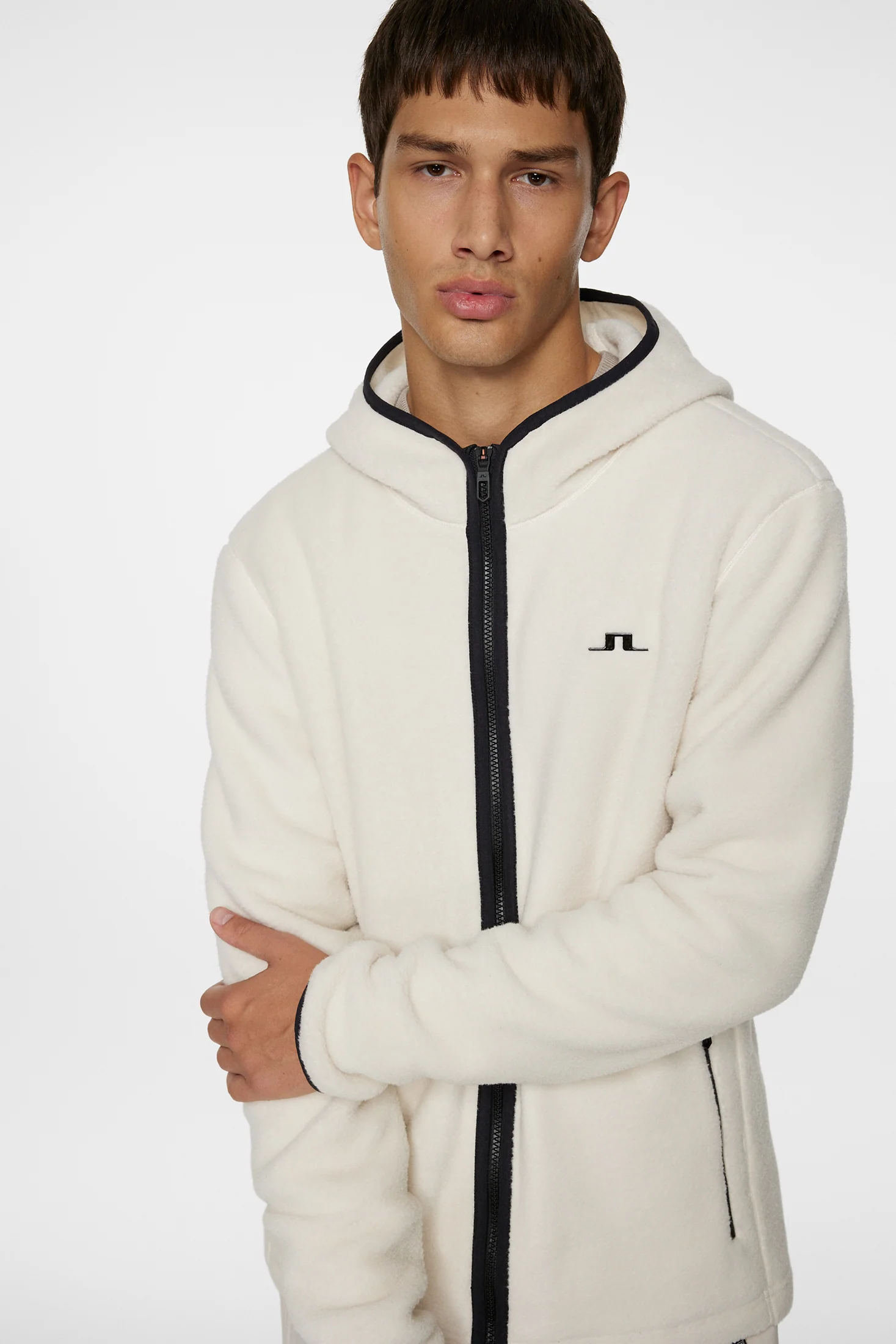 Seymor Fleece Zip Hood / Moonbeam - Image 5