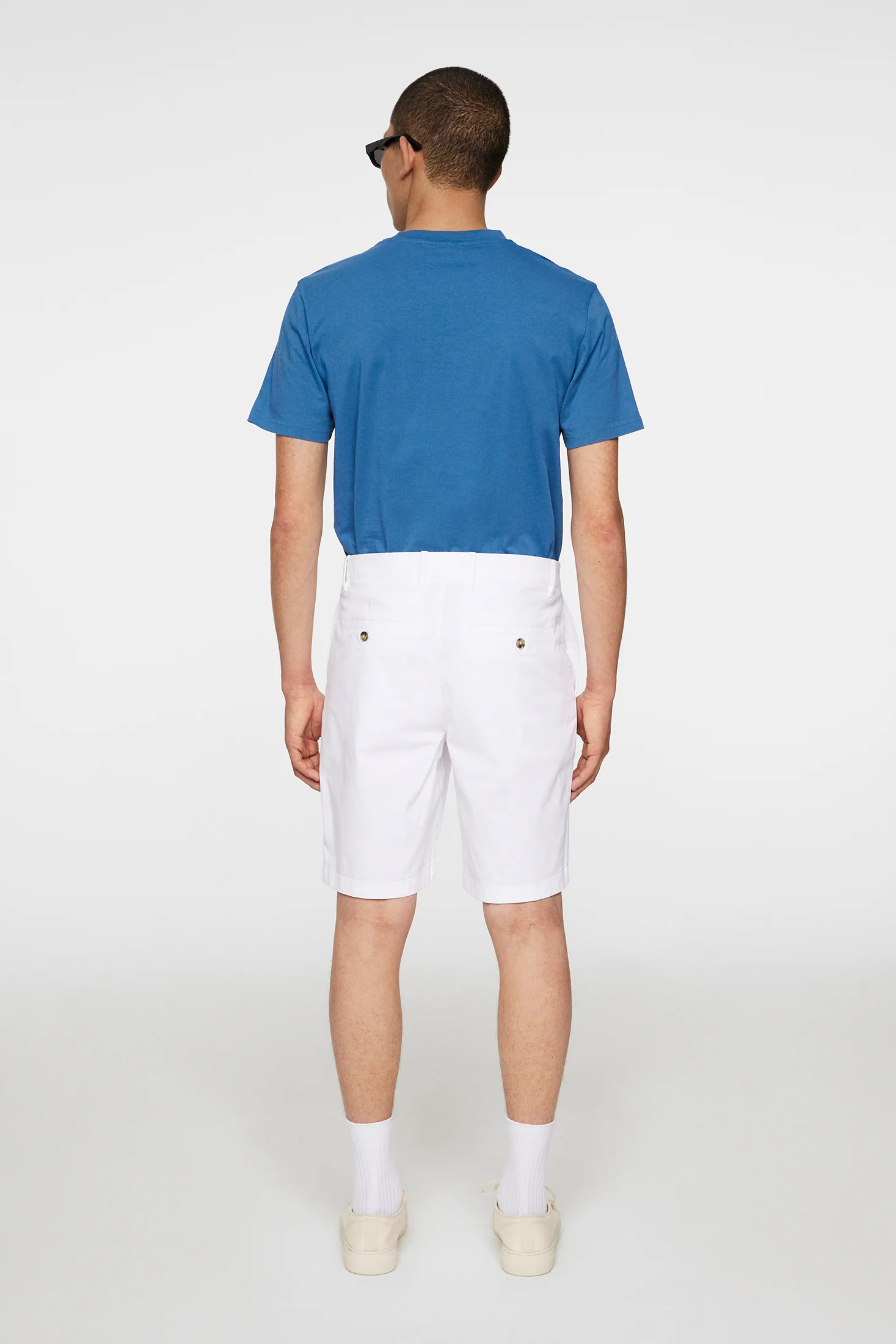 Shane Cloud Satin Shorts / White - Image 3