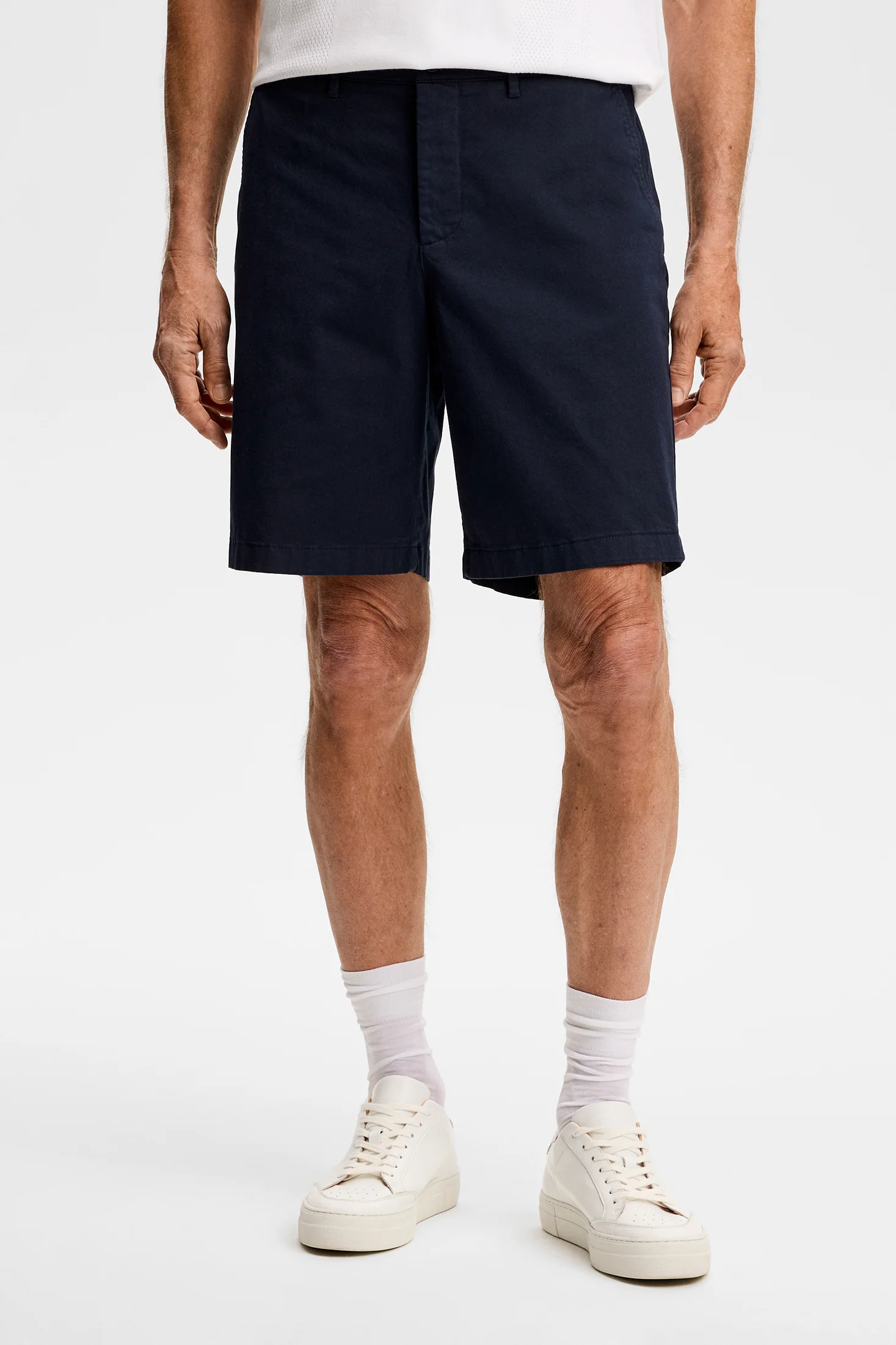 Shane Cotton Stretch Shorts / JL Navy - Image 3