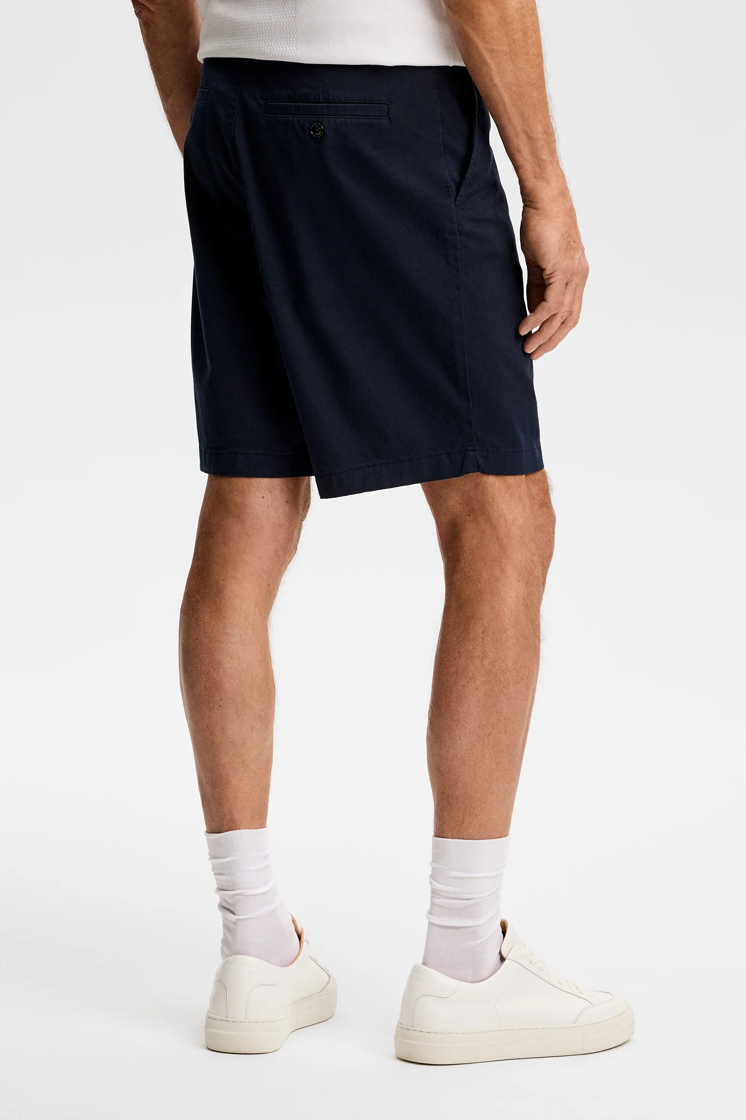 Shane Cotton Stretch Shorts / JL Navy - Image 4