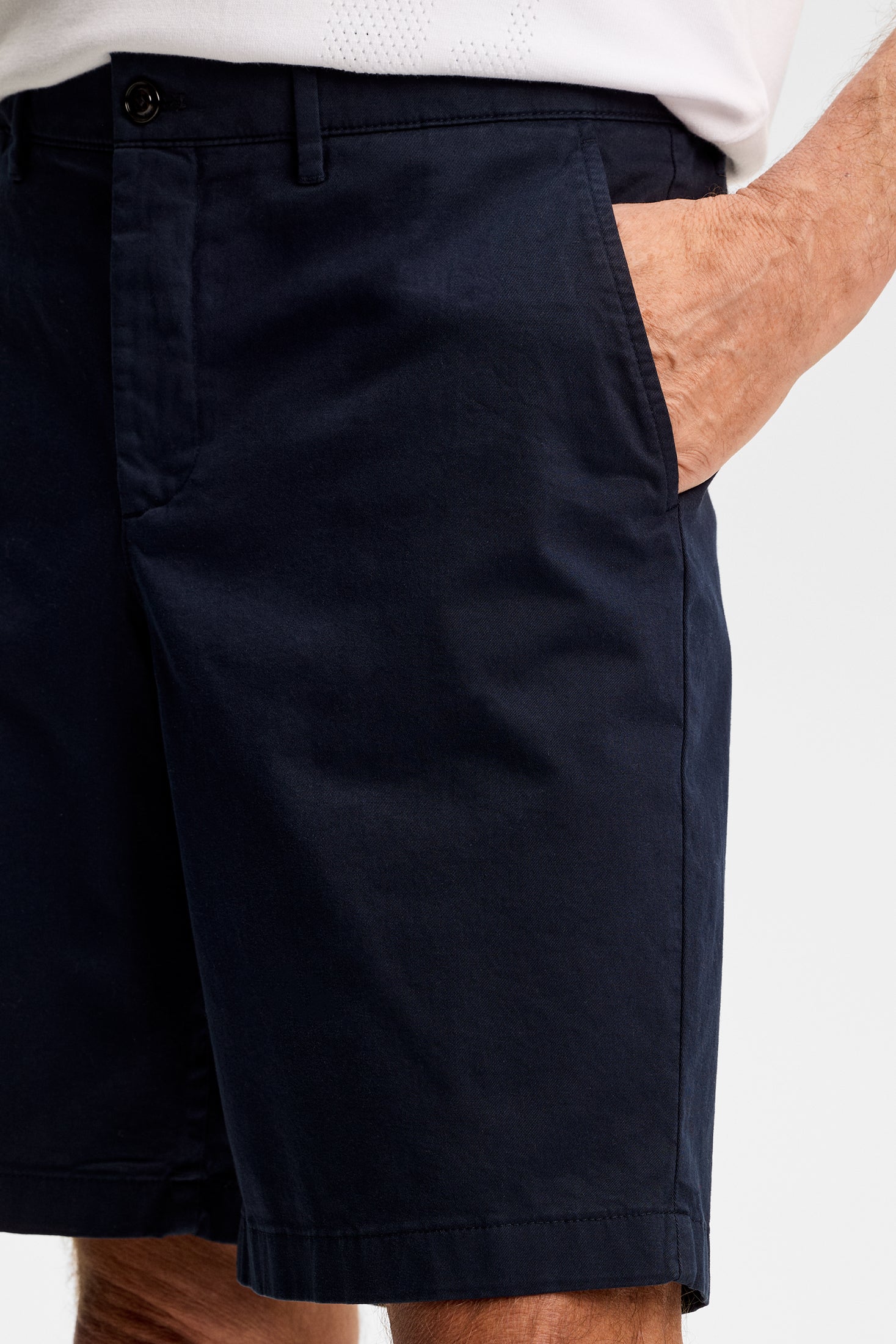 Shane Cotton Stretch Shorts / JL Navy - Image 6