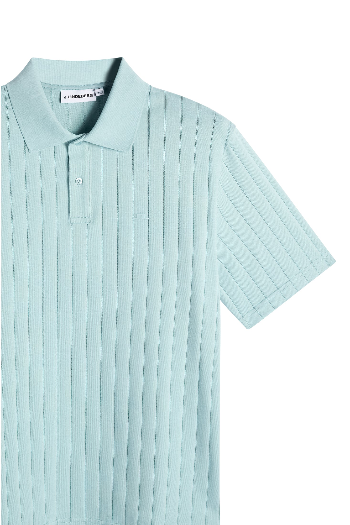 Simon Stripe Polo / Forget-Me-Not - Image 2