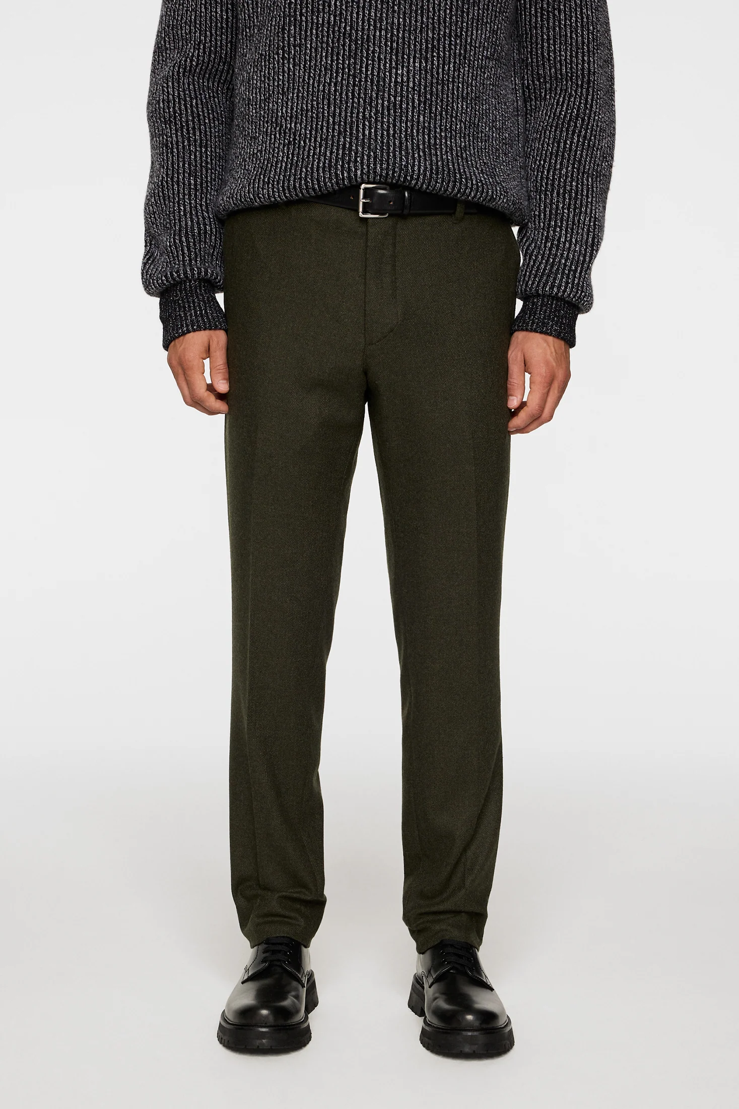 Soren Cash Flannel Pants / Forest Green - Image 2