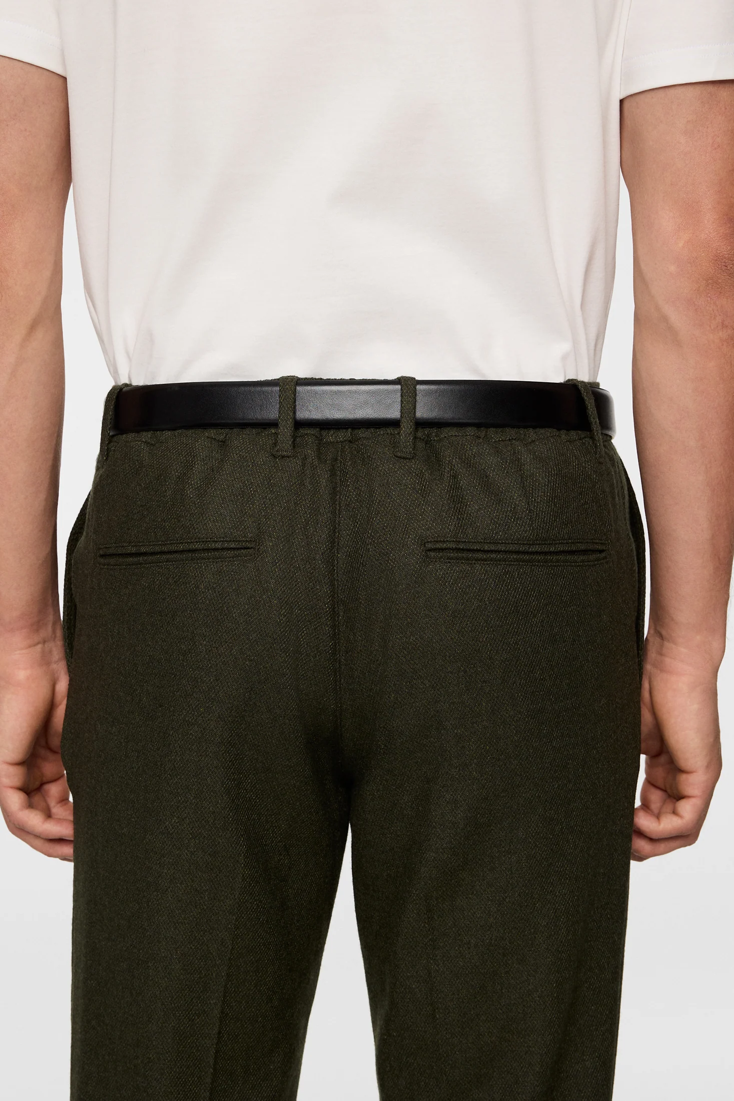 Soren Cash Flannel Pants / Forest Green - Image 6