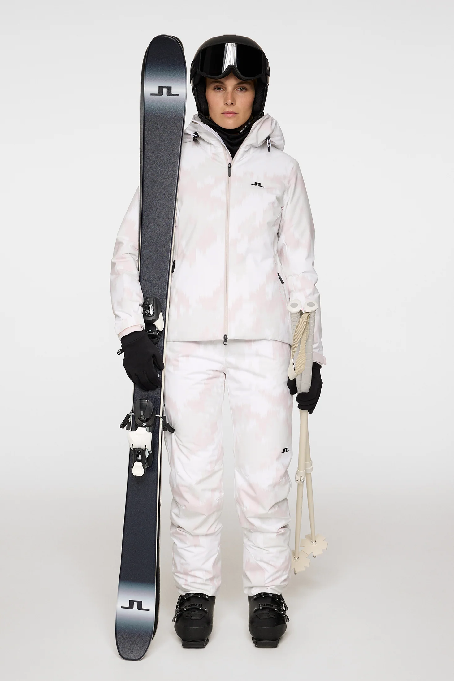 Starling Ski Jacket Printed / Warp Gray Lilac L - Image 4