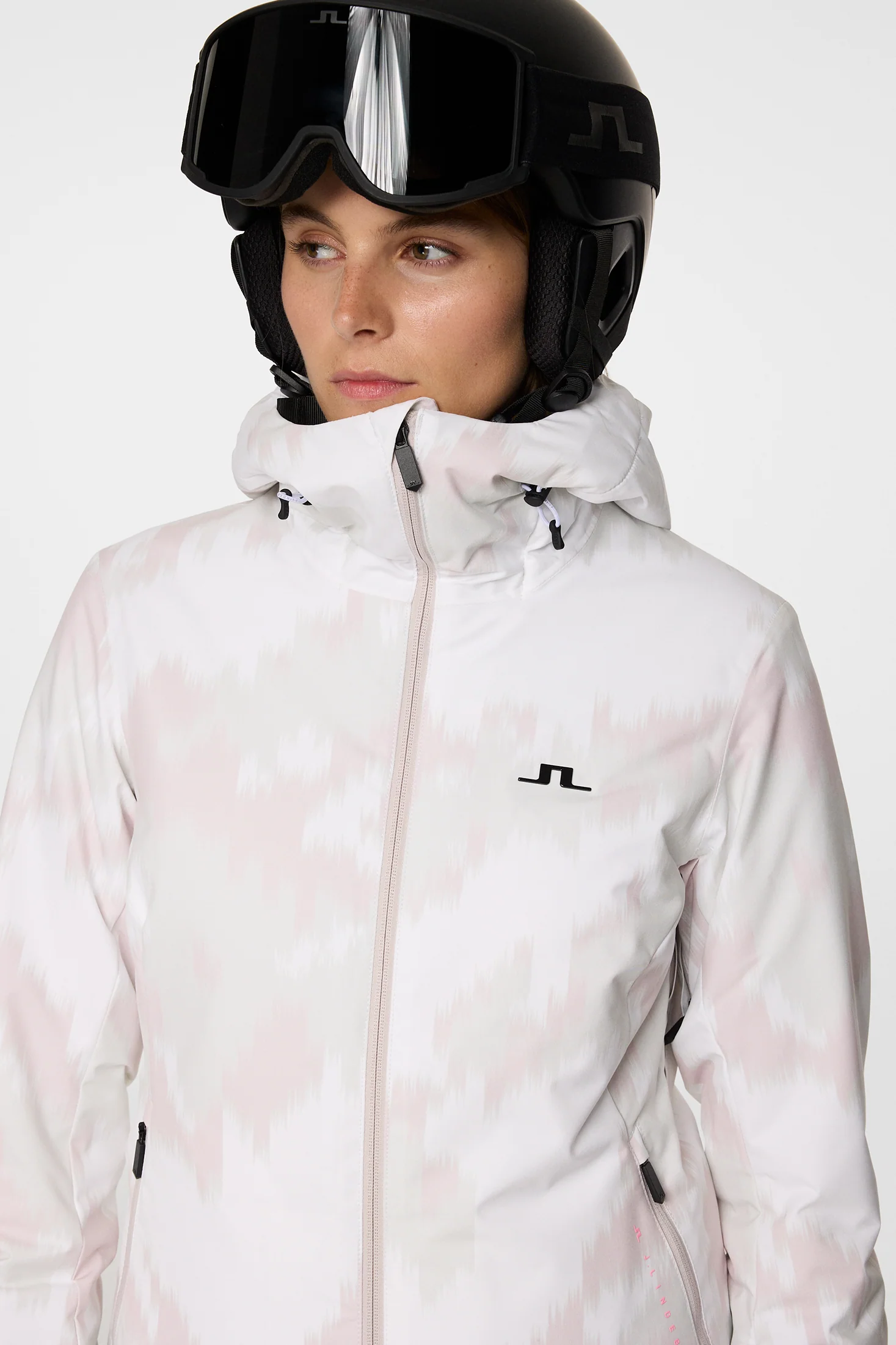 Starling Ski Jacket Printed / Warp Gray Lilac L - Image 5