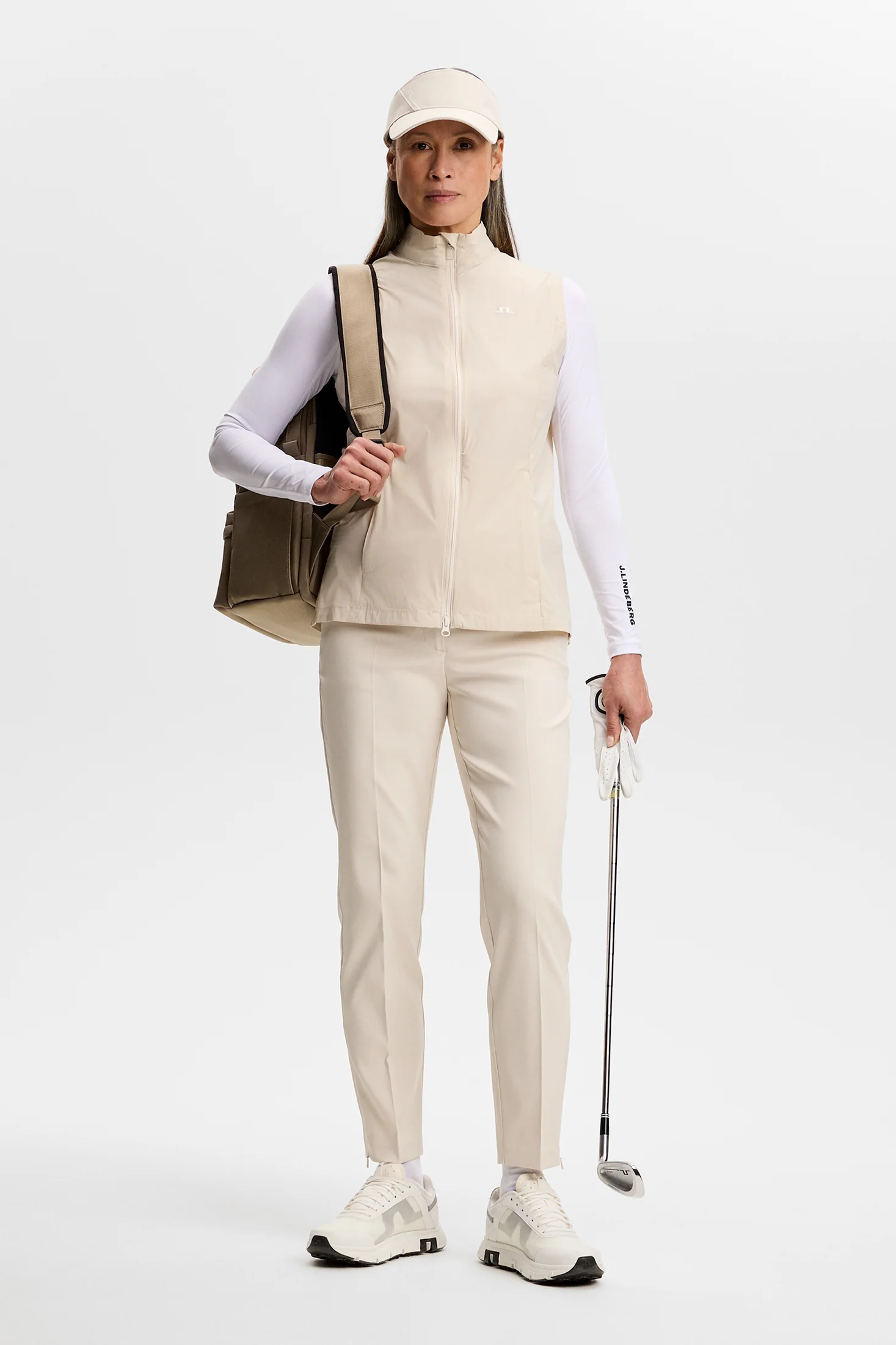 Thorine Wind Packable Vest / Moonbeam - Image 4