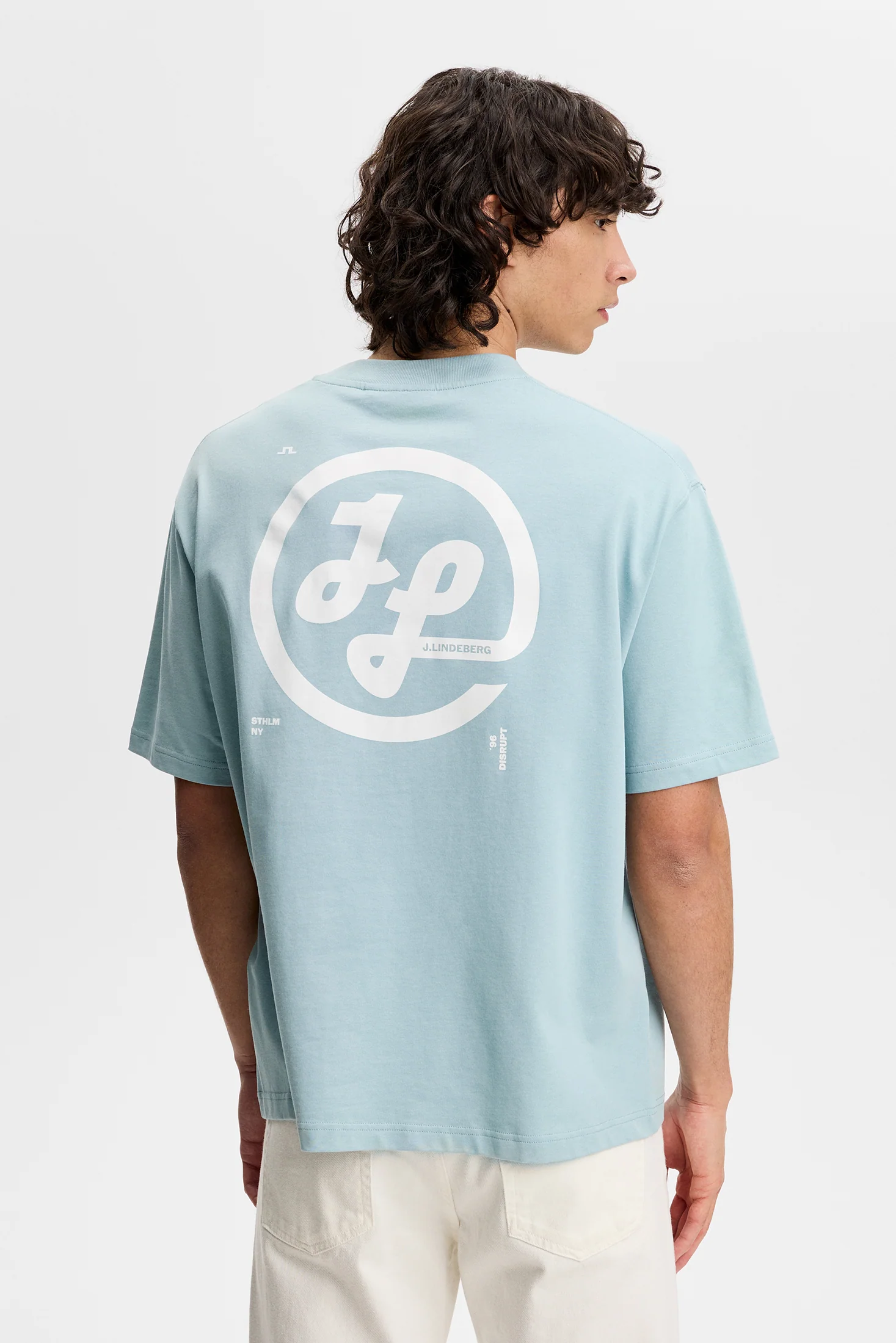 Tjorn Printed T-Shirt / Forget-Me-Not - Image 6