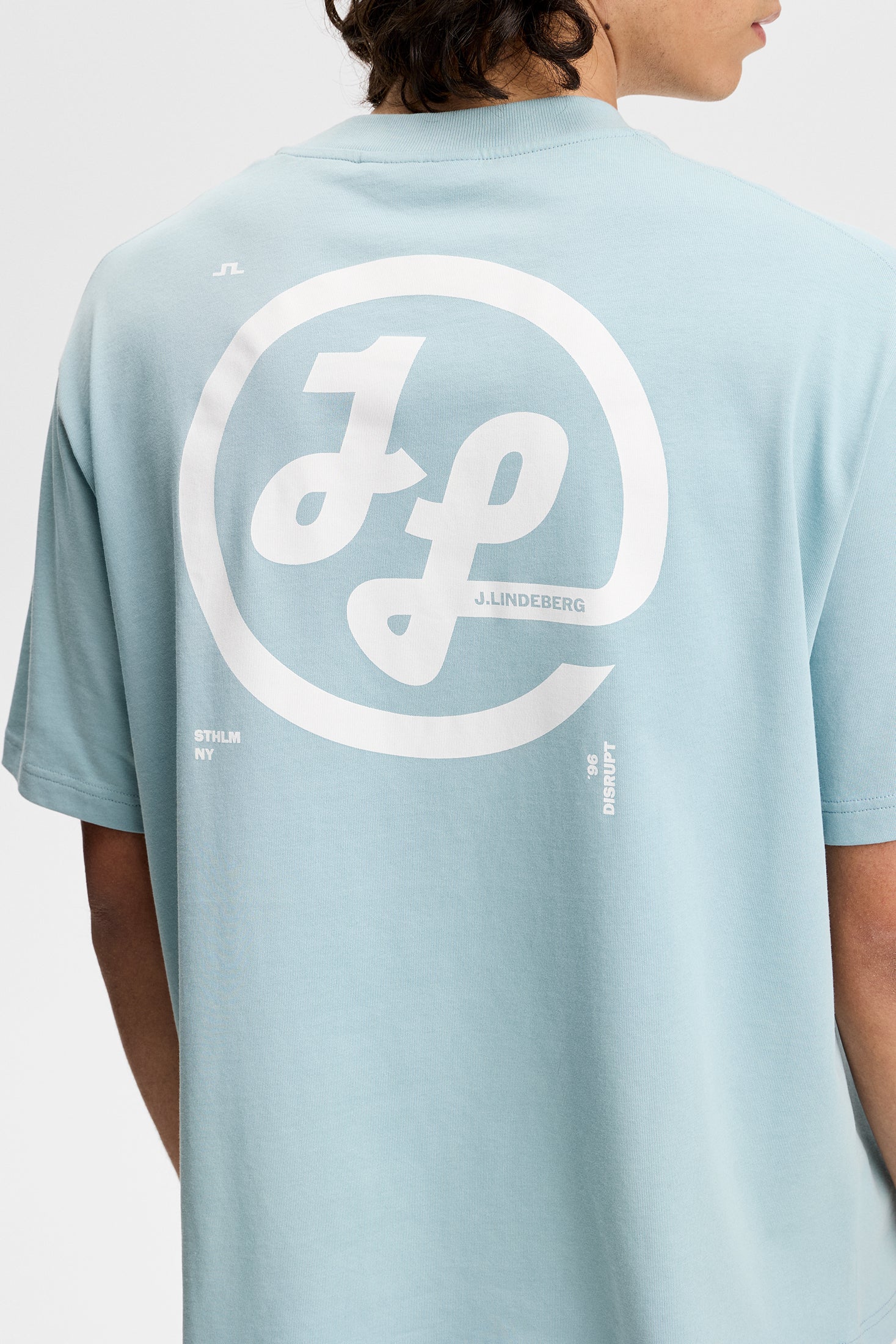 Tjorn Printed T-Shirt / Forget-Me-Not - Image 9