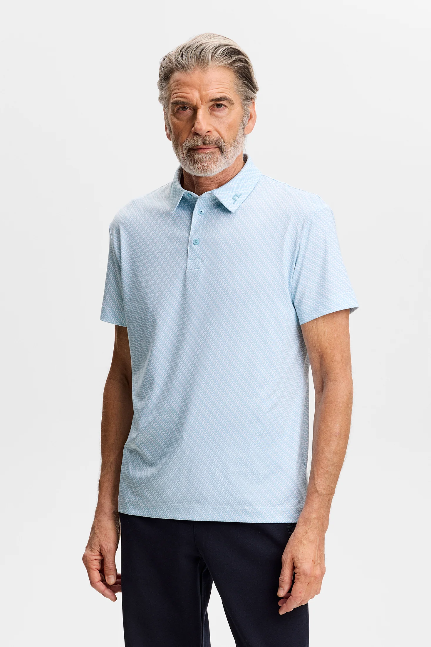 Tod Print Polo / Flight Bridge Forget White S - Image 2