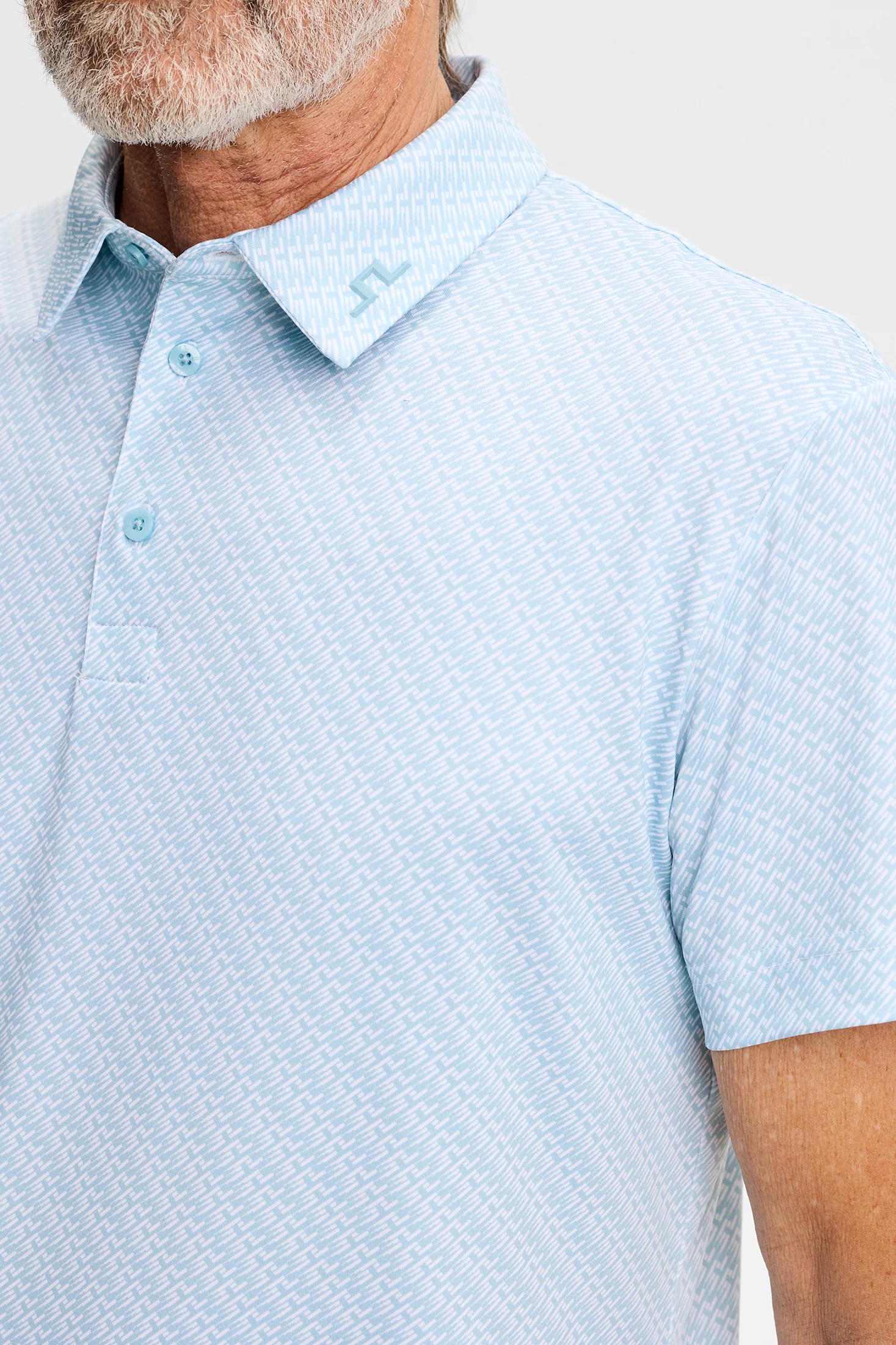 Tod Print Polo / Flight Bridge Forget White S - Image 5
