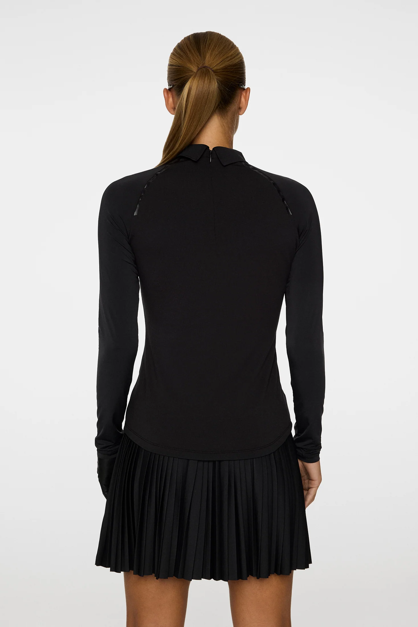 Tori Hybrid LS Polo / Black - Image 4