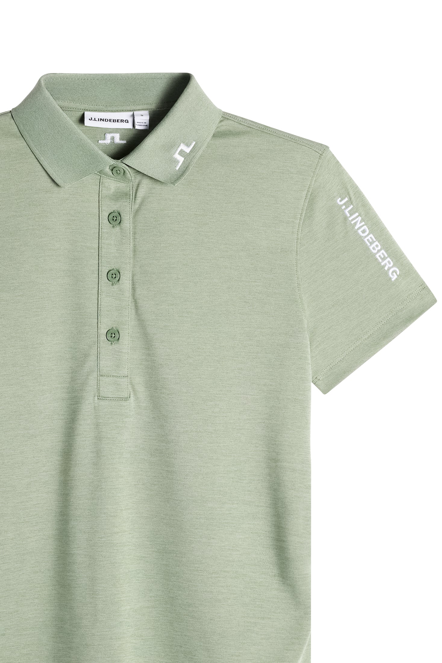 Tour Tech Polo / Hedge Green Melange - Image 6