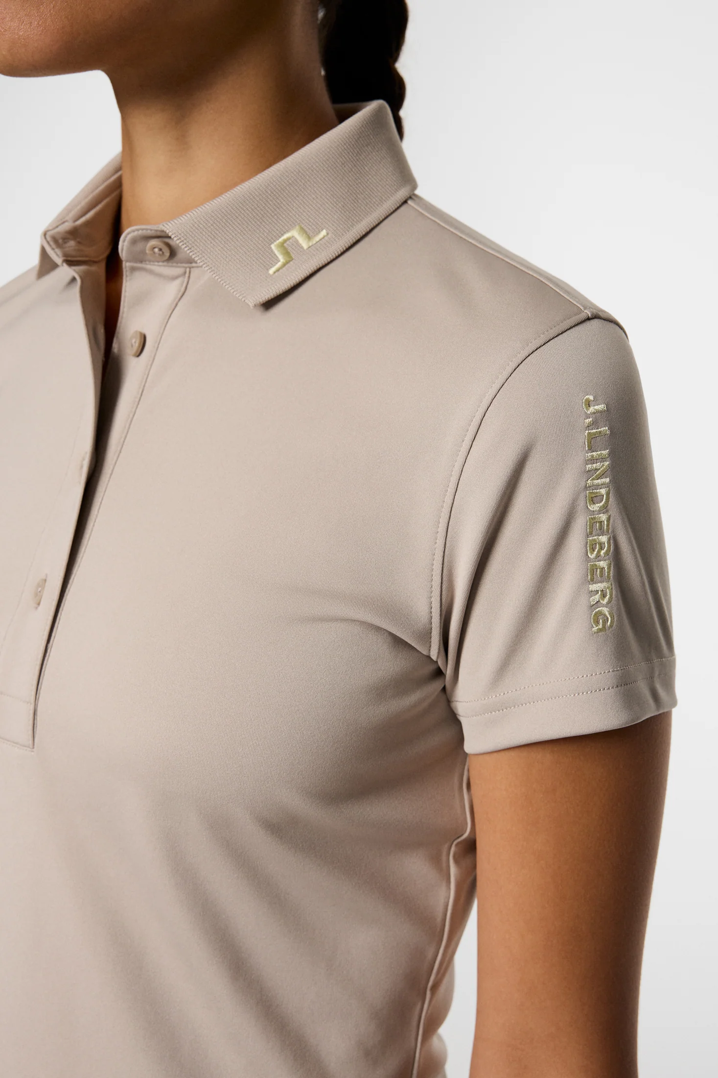 Tour Tech Polo LTD / Oyster Brown - Image 6