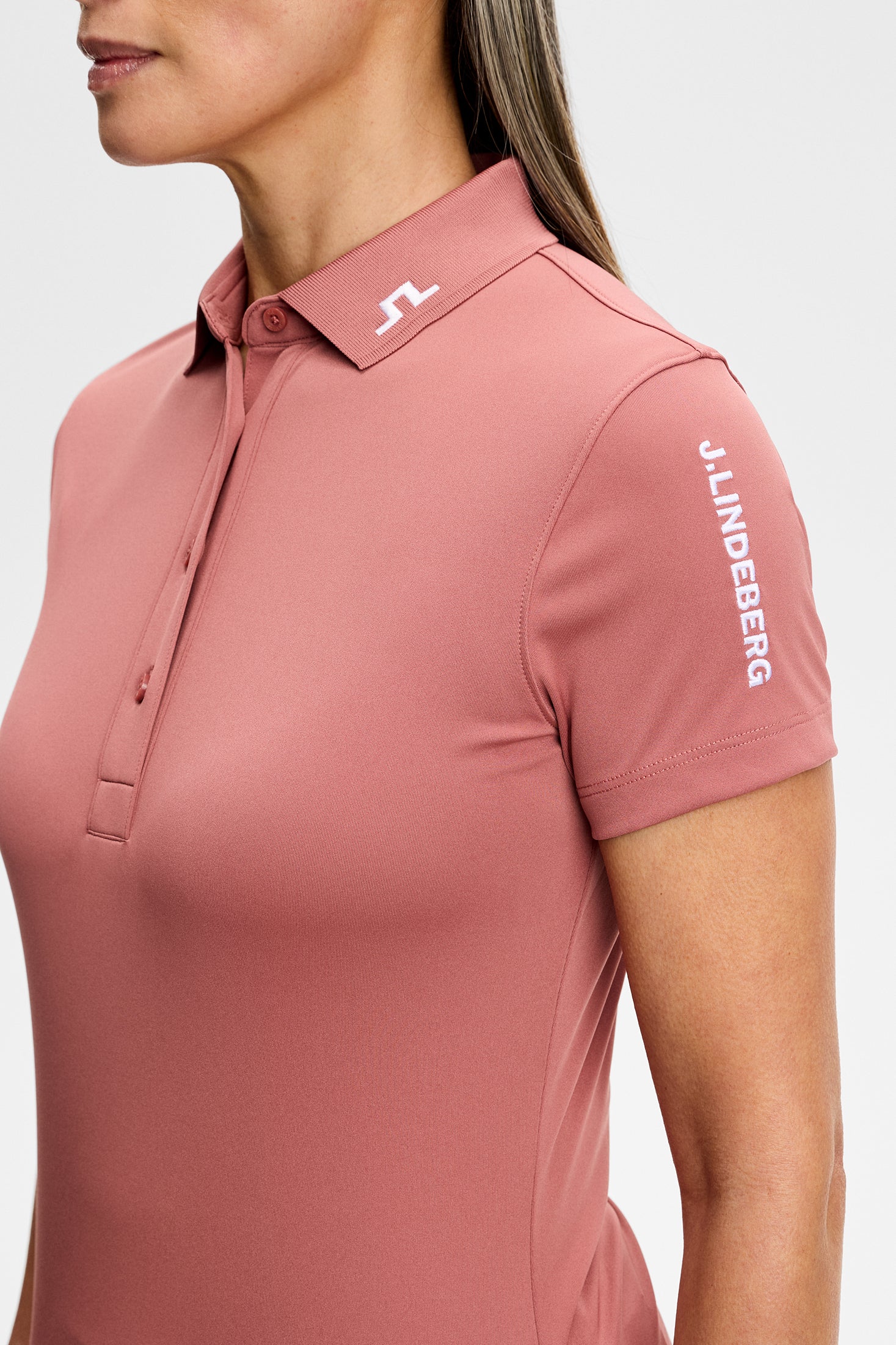 Tour Tech Polo / Withered Rose - Image 5