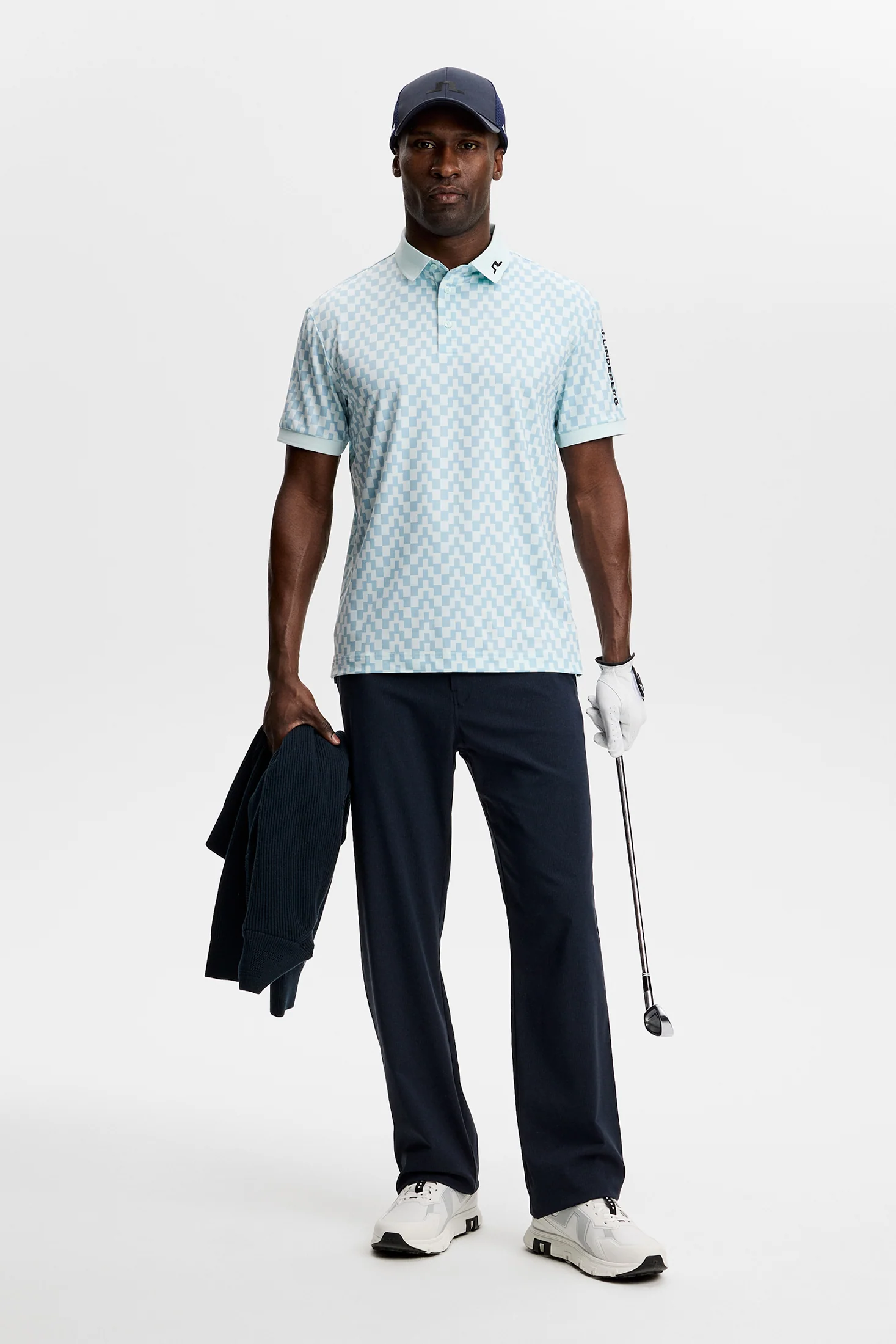 Tour Tech Print Polo / Bridge Stack Skylight M - Image 4