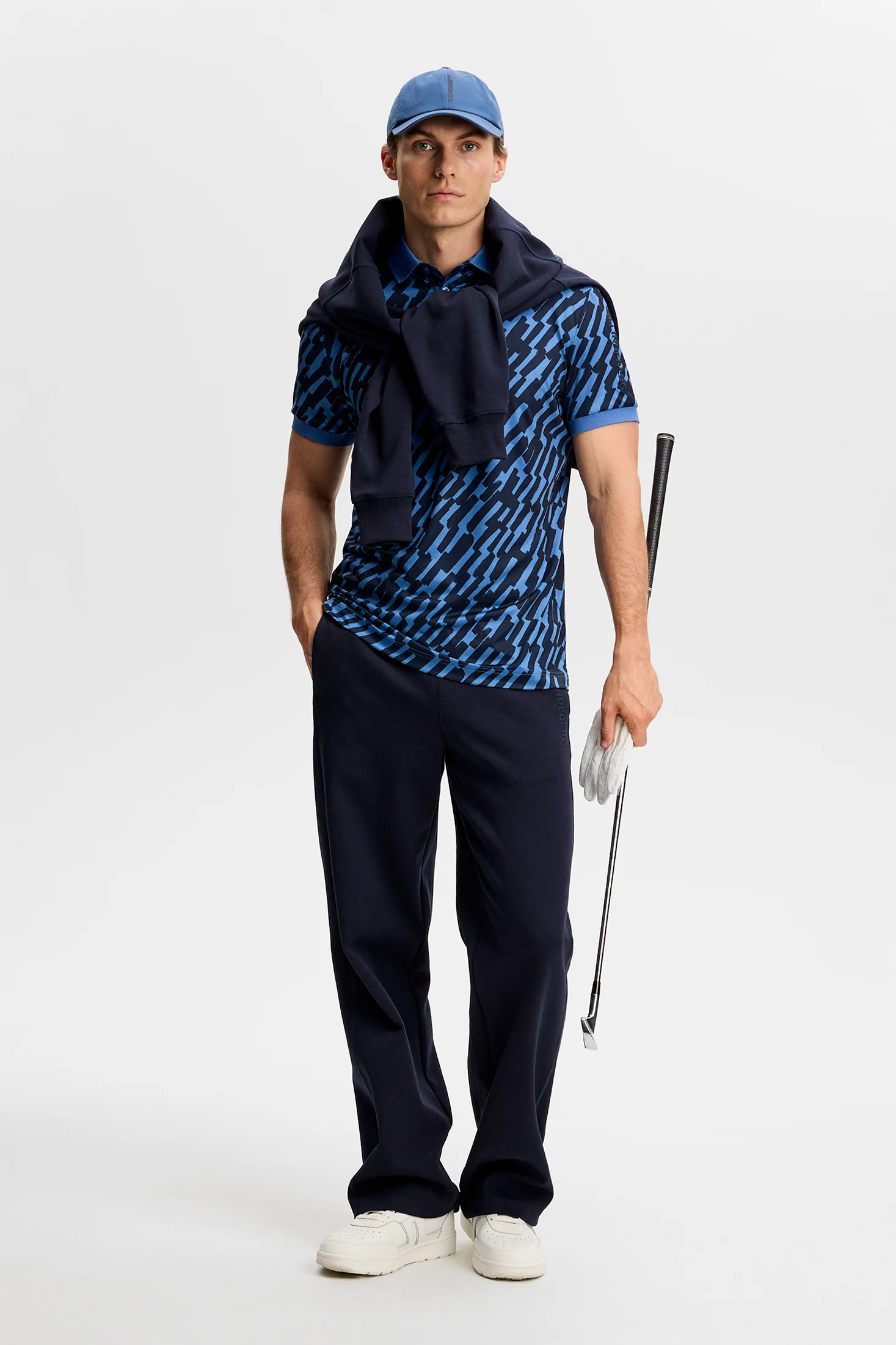 Tour Tech Print Polo / Oak Federal M - Image 4