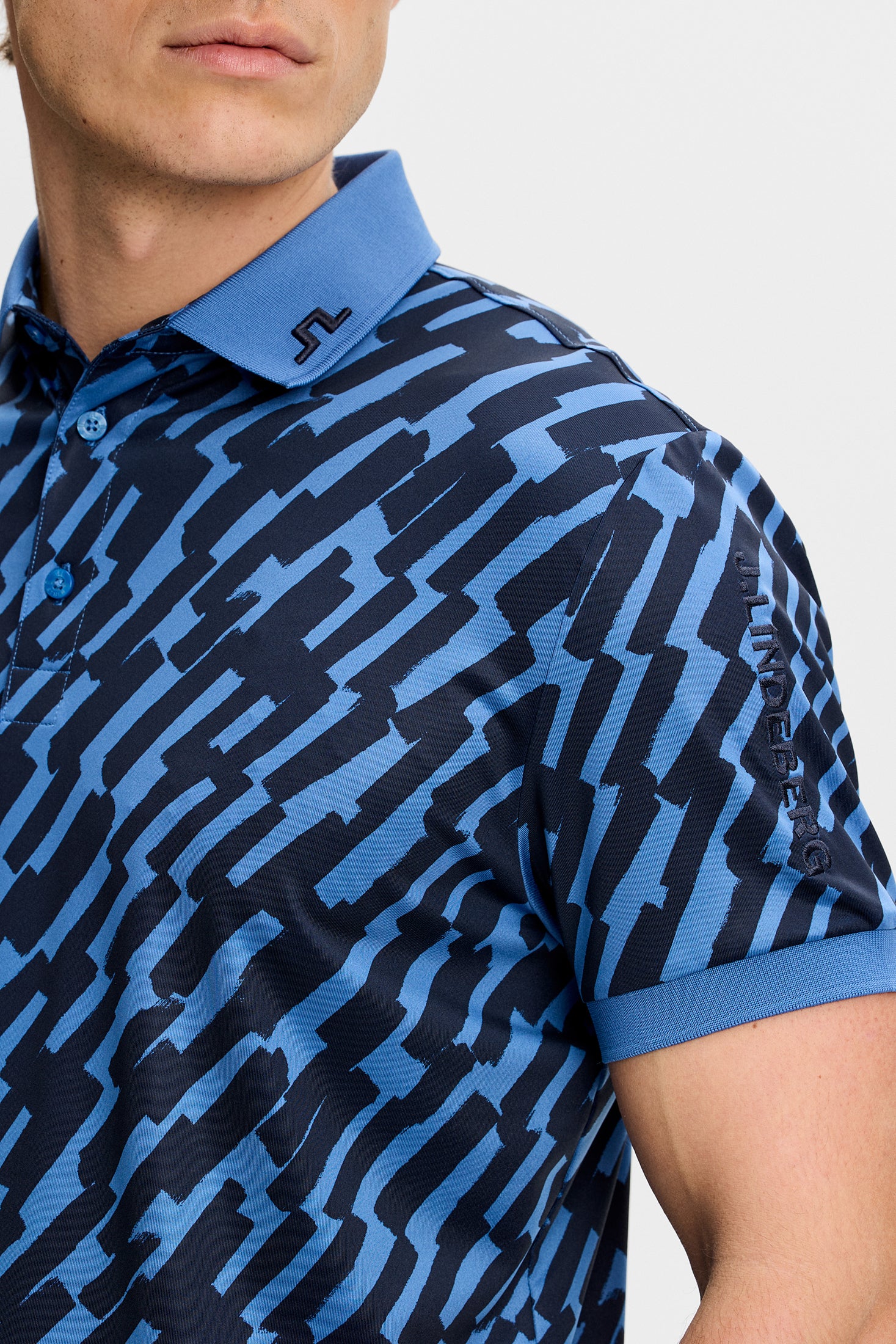 Tour Tech Print Polo / Oak Federal M - Image 5