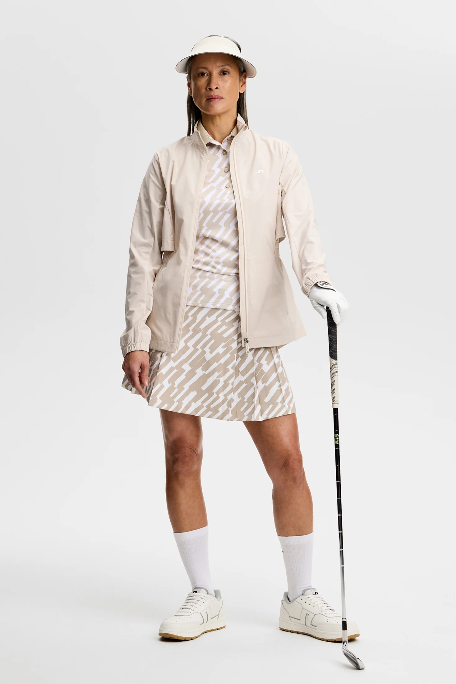 Tour Tech Print Polo / Oak Island Fossil M - Image 4