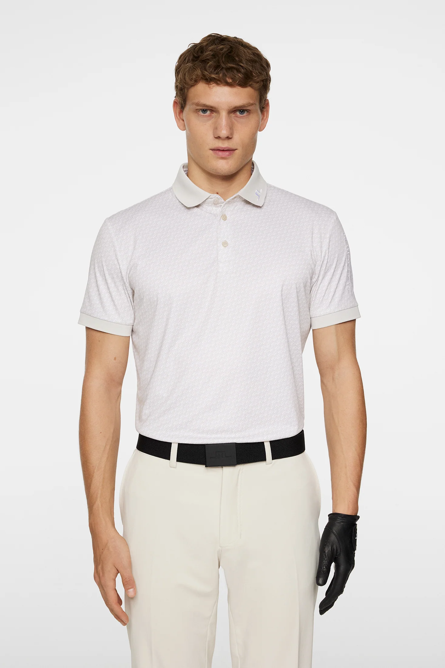 Tour Tech Print Polo / Shadow Bridge Moonbeam S - Image 2