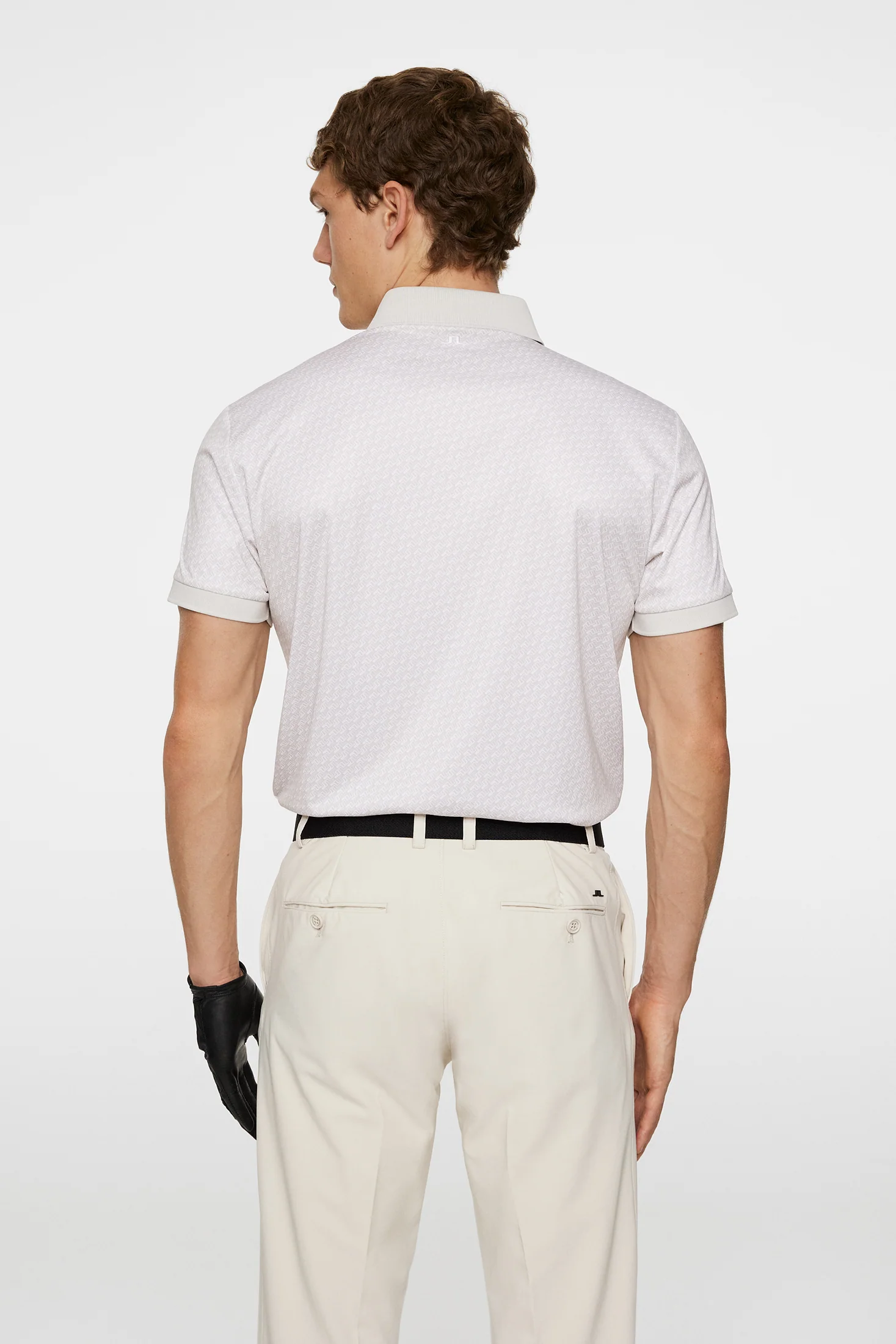 Tour Tech Print Polo / Shadow Bridge Moonbeam S - Image 3