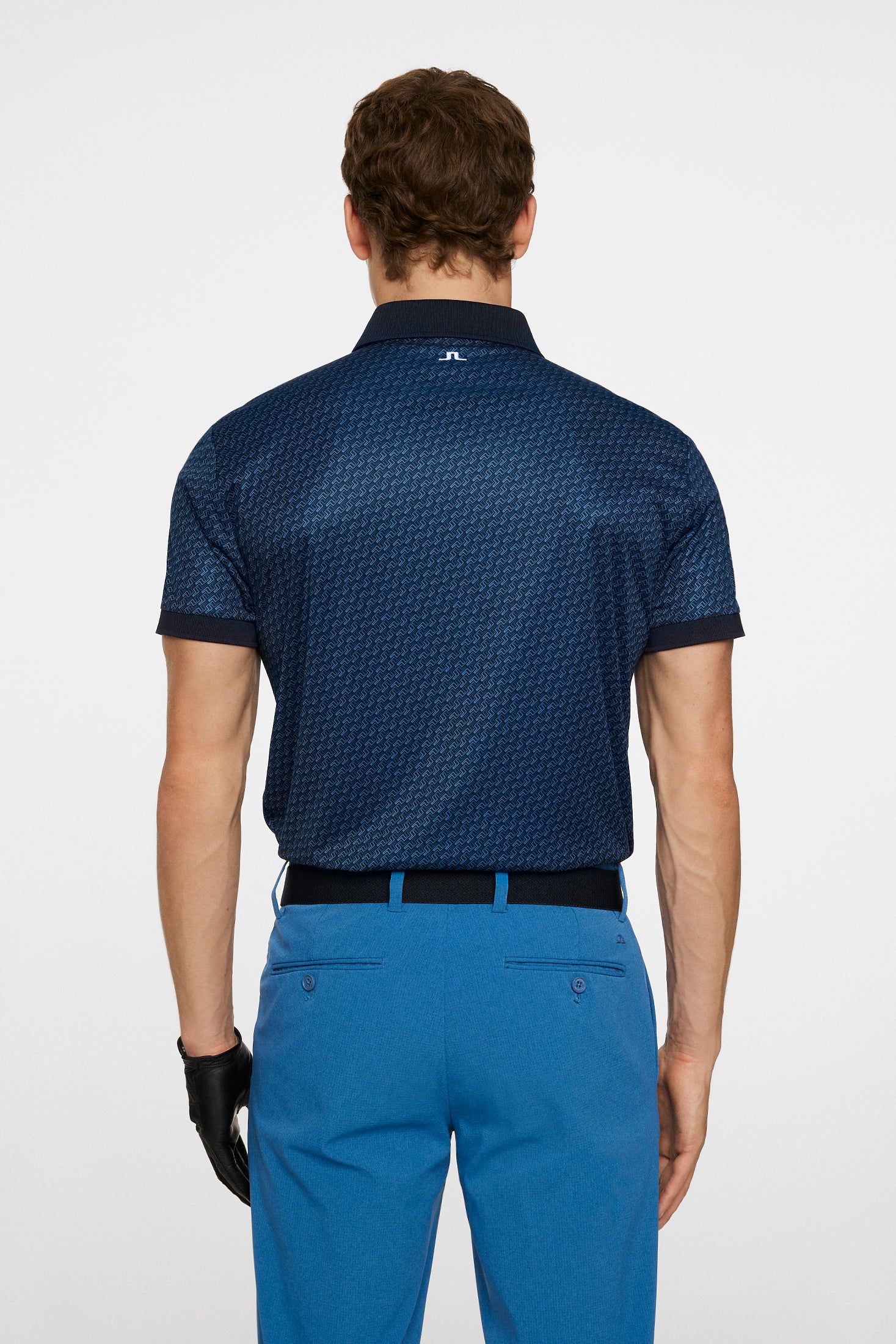 Tour Tech Print Polo / Shadow Bridge Navy S - Image 3