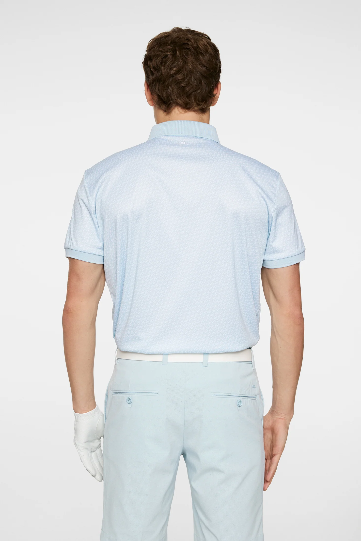 Tour Tech Print Polo / Shadow Bridge Winter Sky S - Image 3