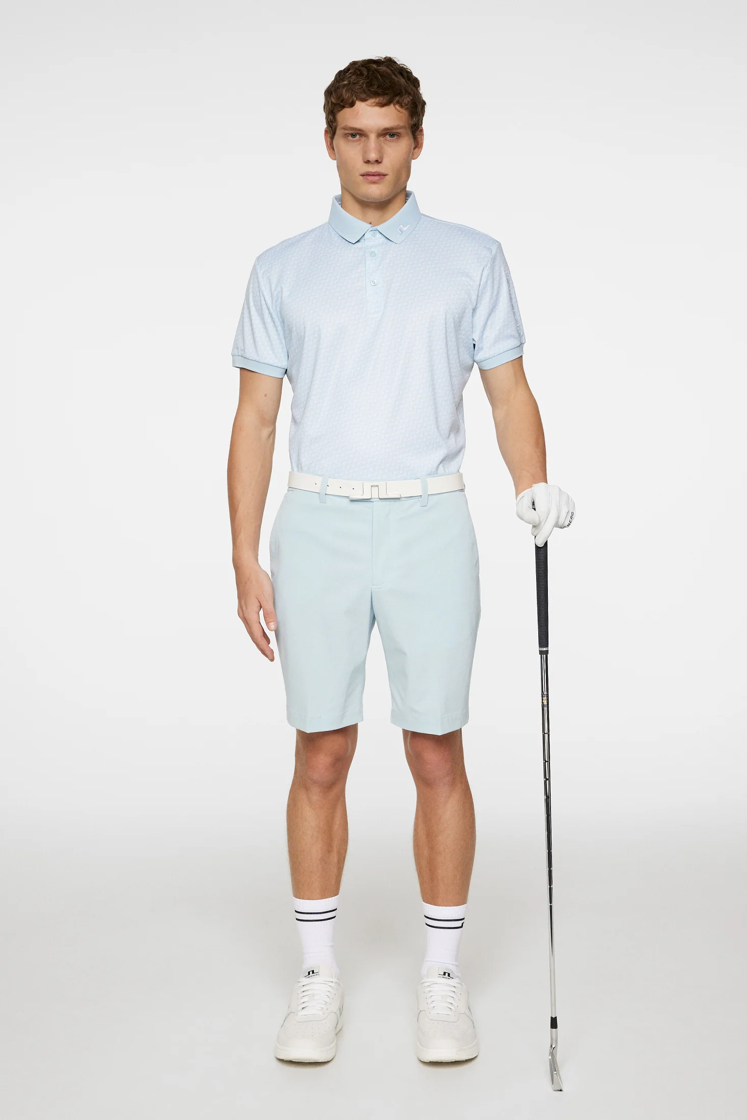 Tour Tech Print Polo / Shadow Bridge Winter Sky S - Image 4