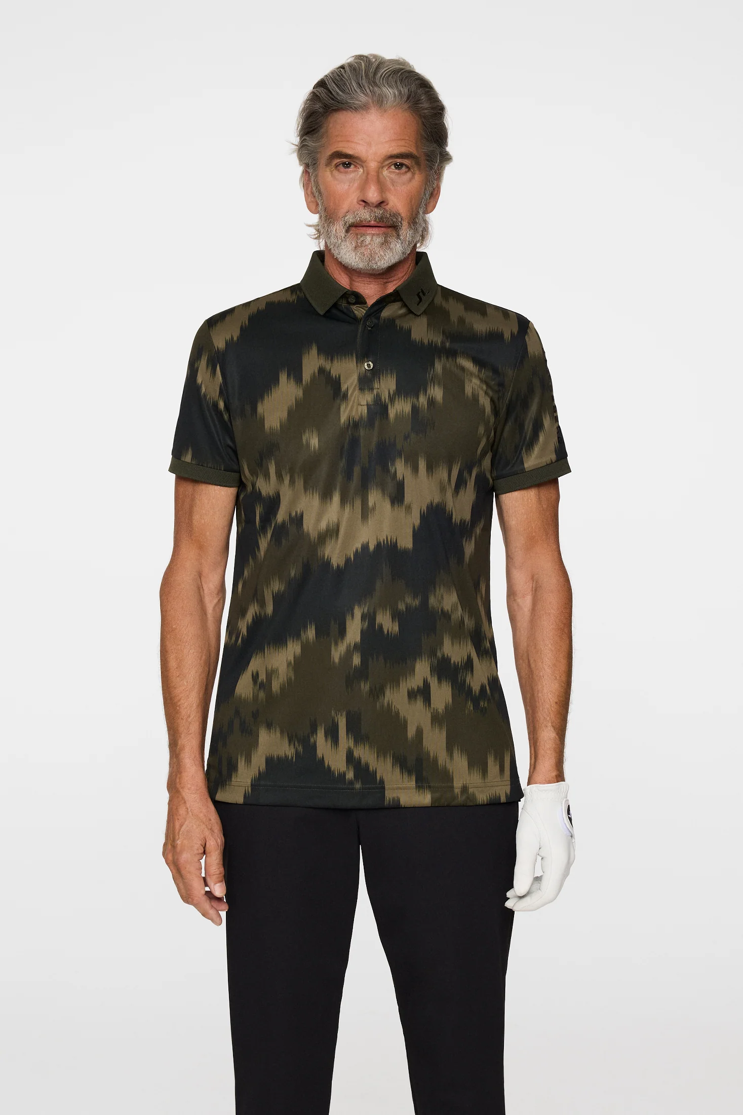 Tour Tech Print Polo / Warp Forest L - Image 2