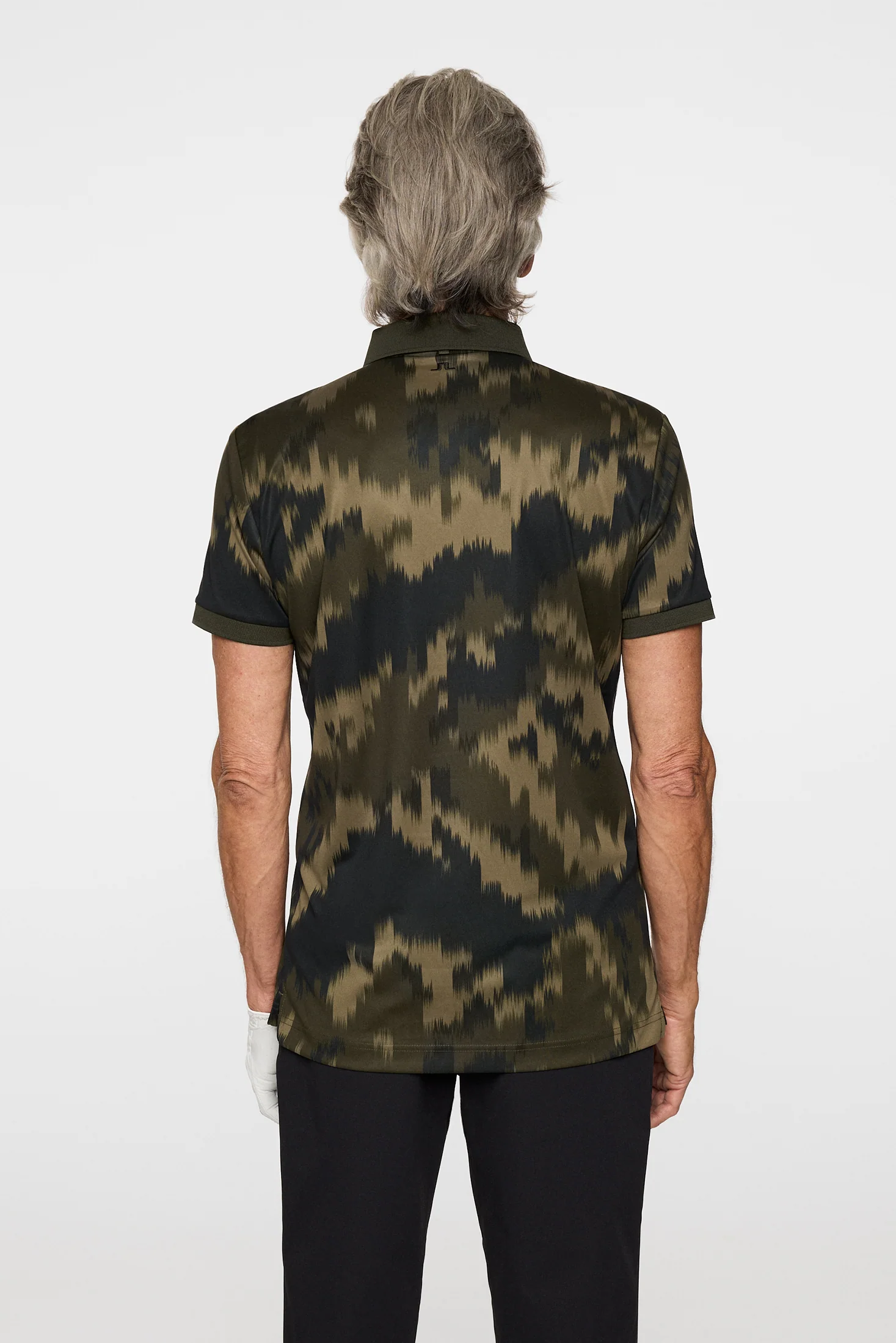 Tour Tech Print Polo / Warp Forest L - Image 3