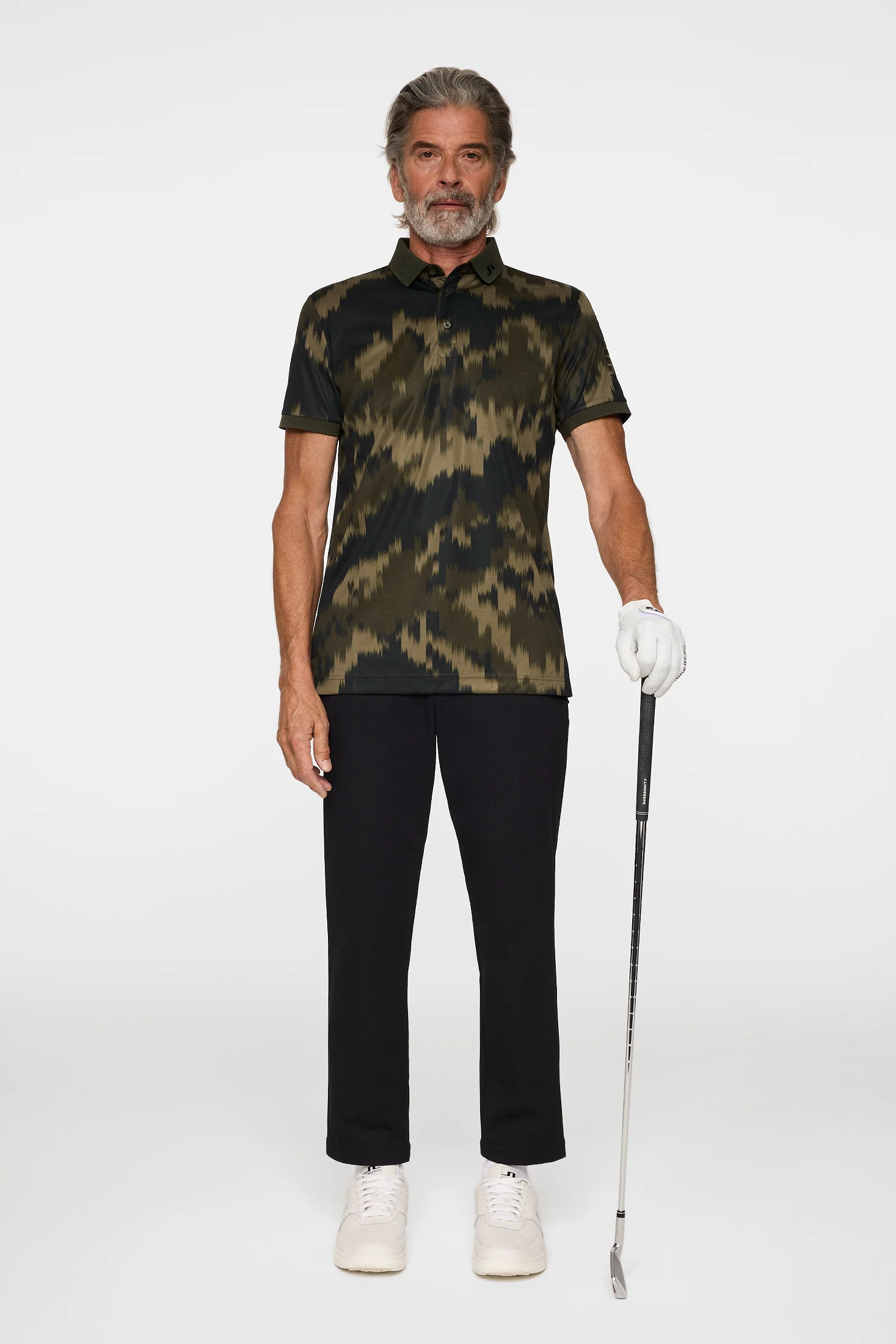 Tour Tech Print Polo / Warp Forest L - Image 4