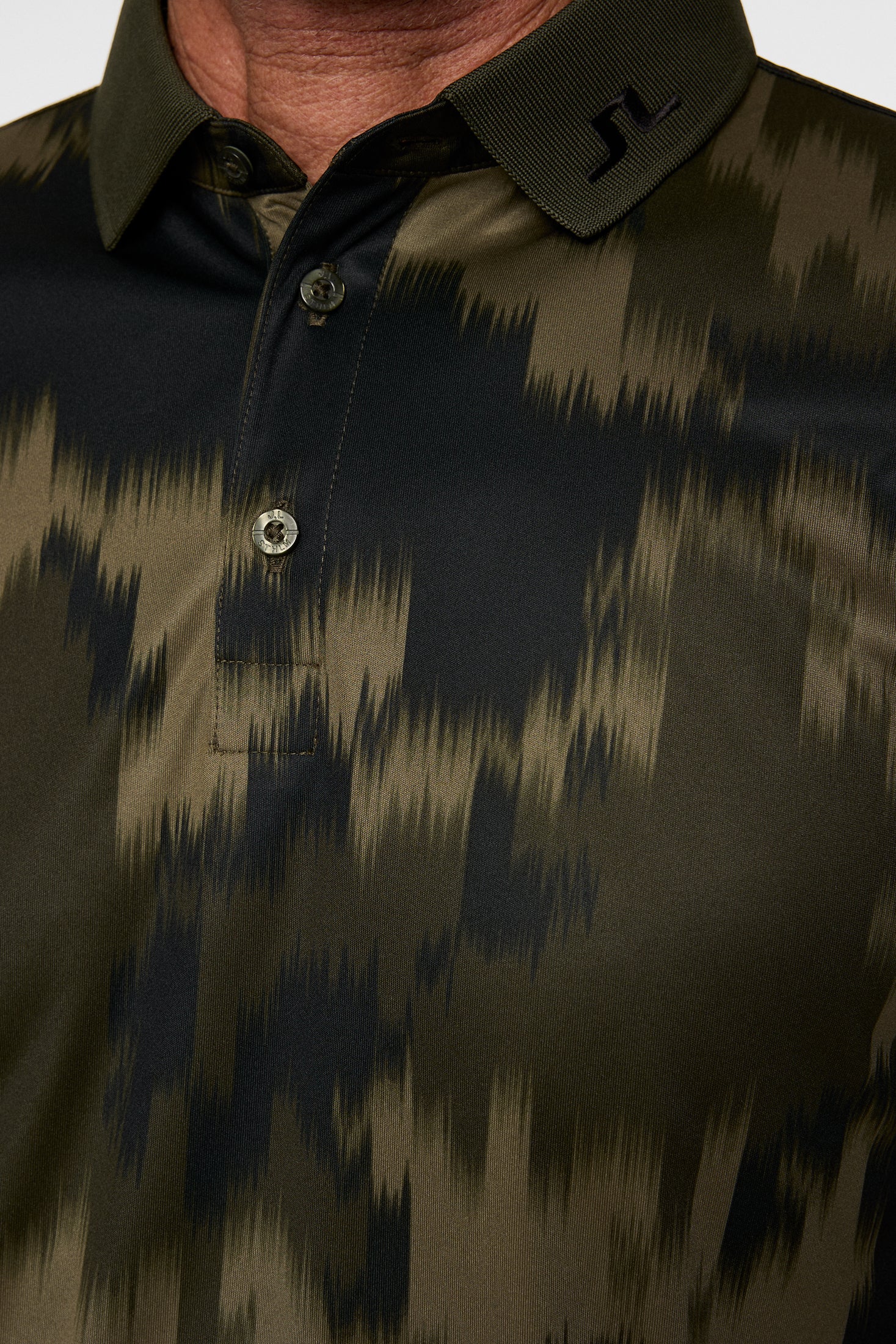 Tour Tech Print Polo / Warp Forest L - Image 6