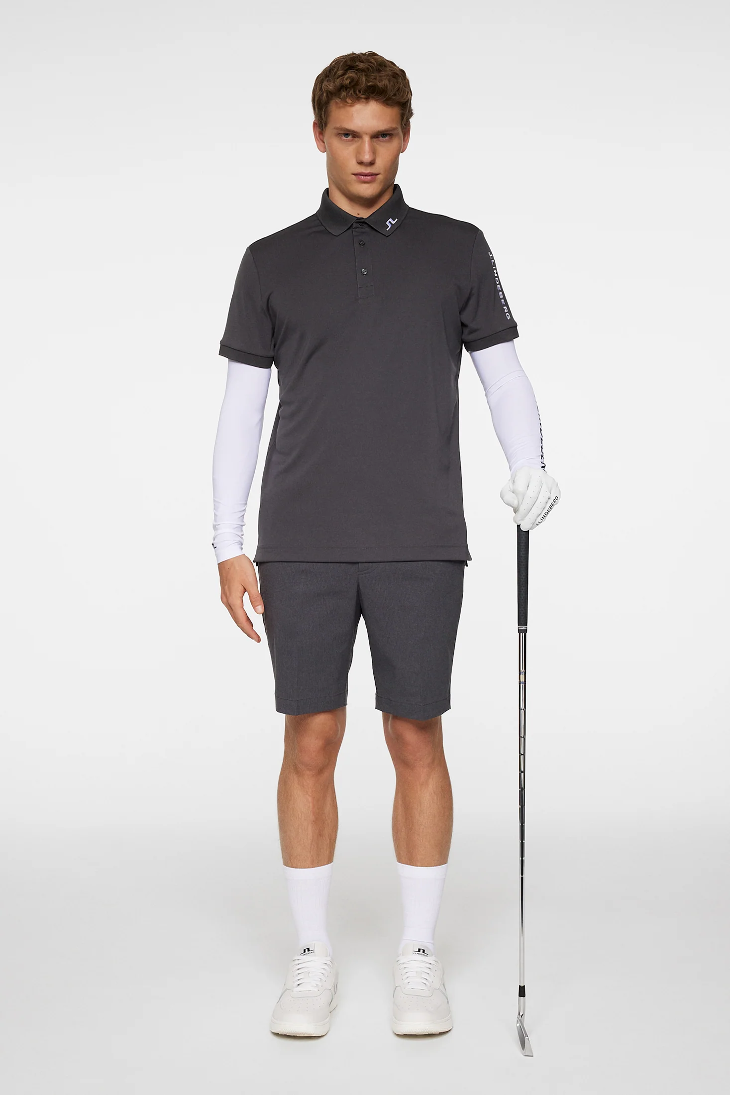 Tour Tech Slim Fit Polo / Asphalt - Image 4