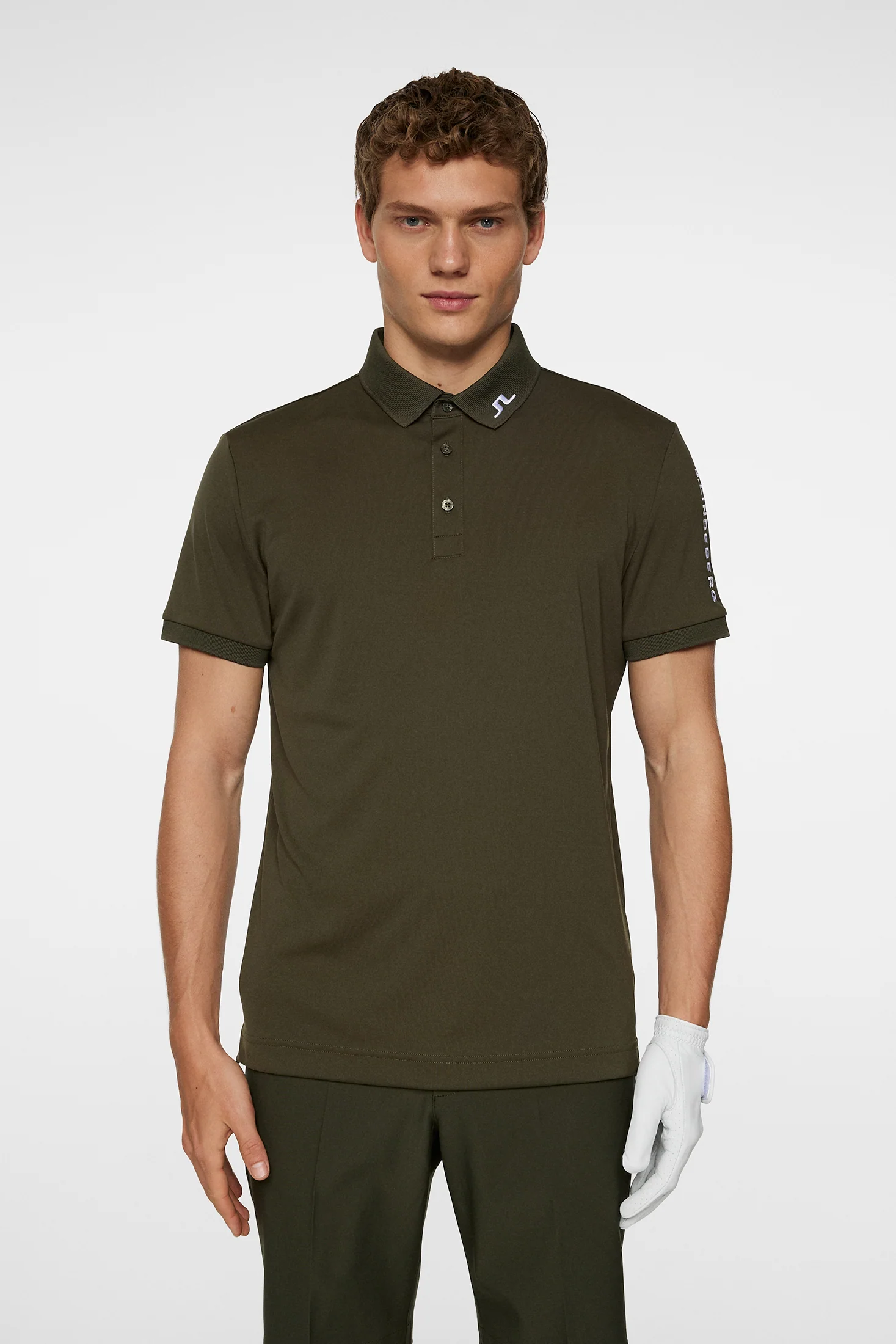 Tour Tech Slim Fit Polo / Forest Green - Image 2