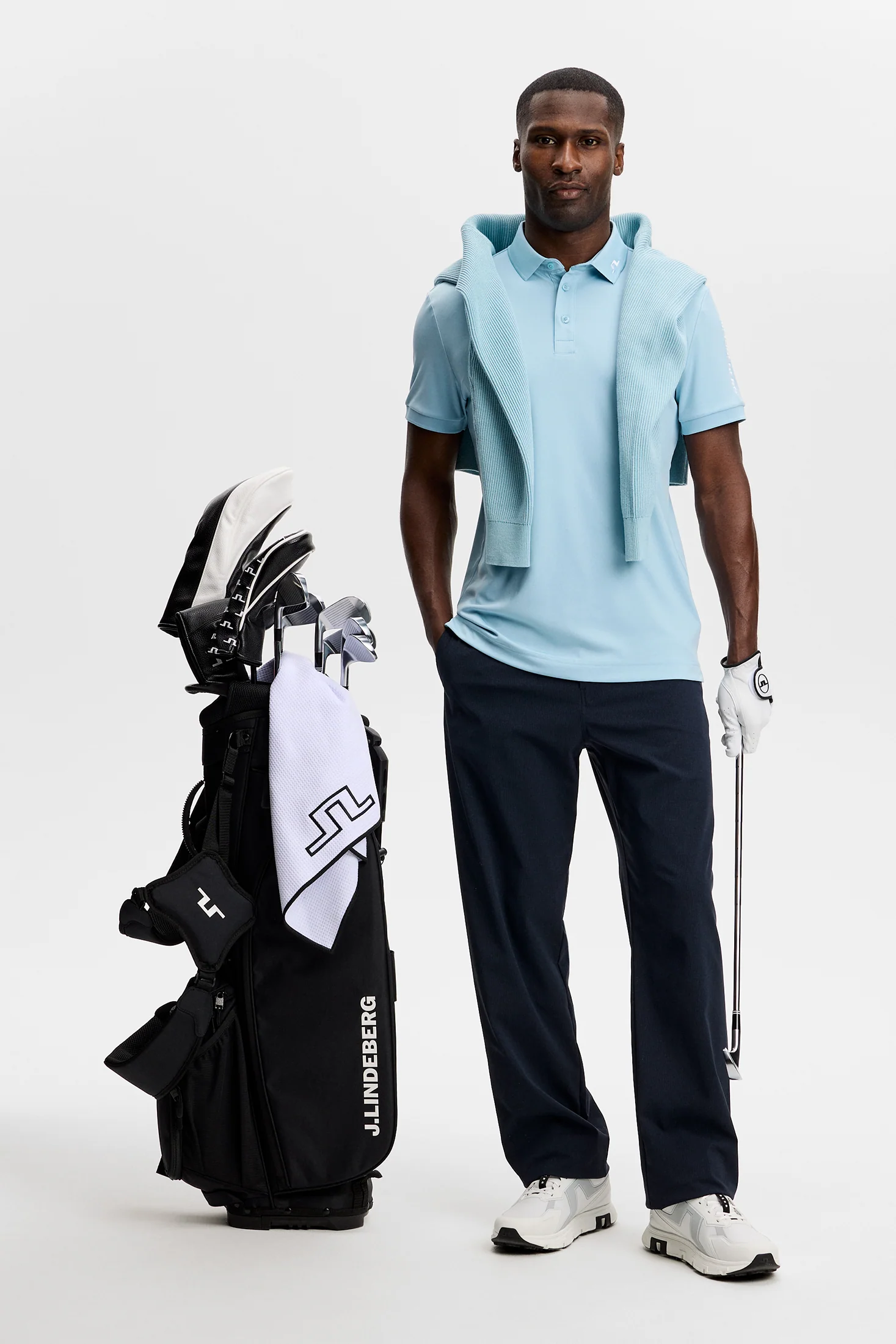 Tour Tech Slim Fit Polo / Forget-Me-Not - Image 4