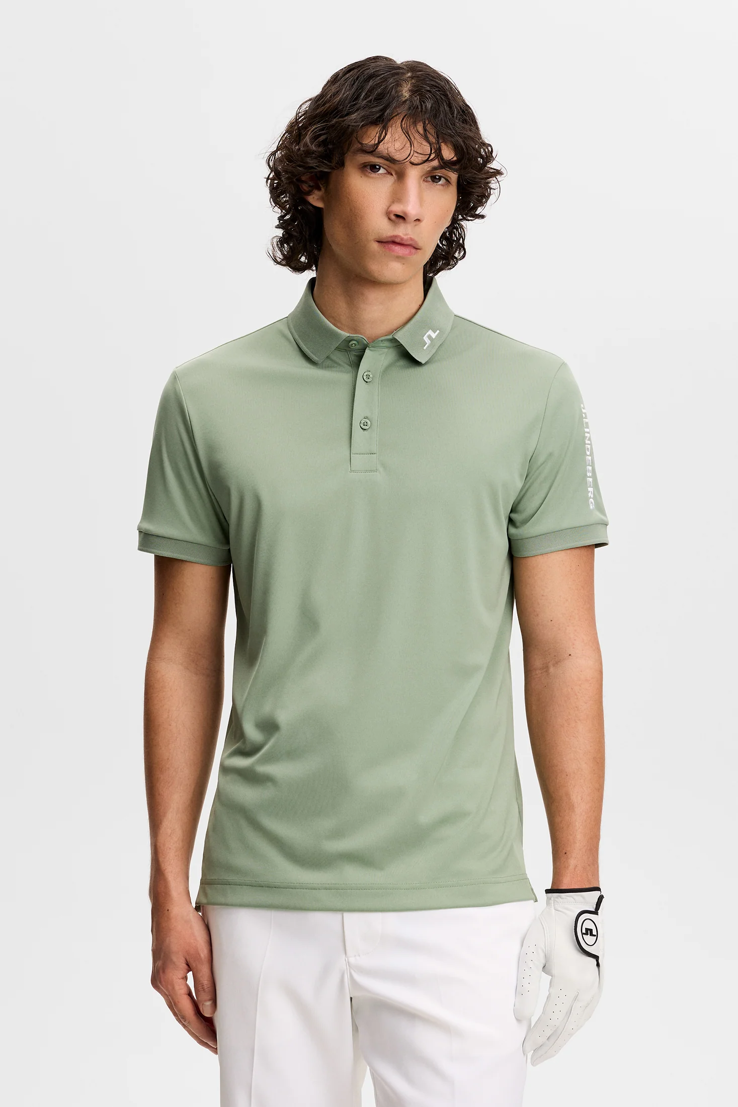 Tour Tech Slim Fit Polo / Hedge Green - Image 2