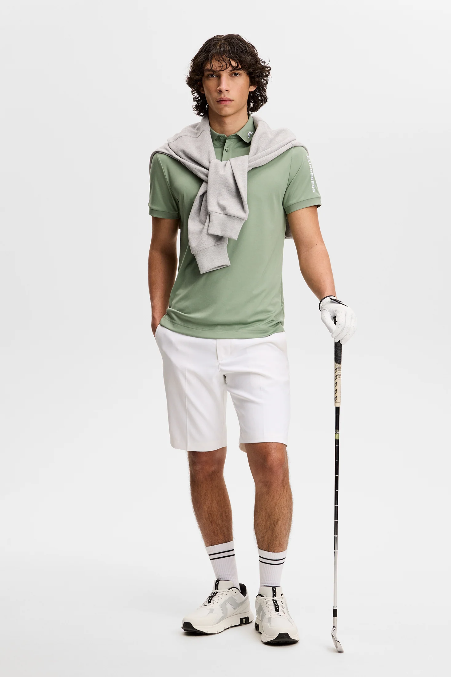 Tour Tech Slim Fit Polo / Hedge Green - Image 4
