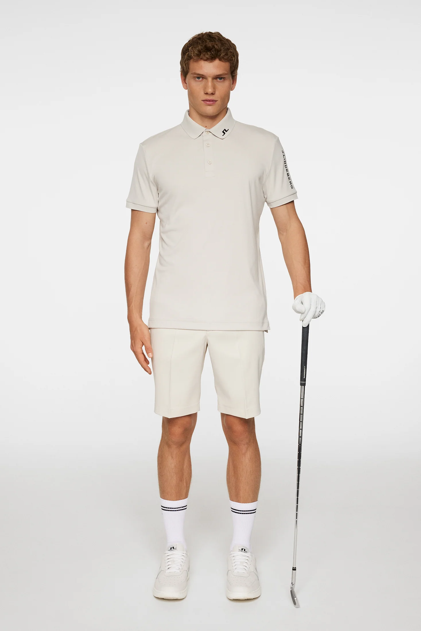 Tour Tech Slim Fit Polo / Moonbeam - Image 4