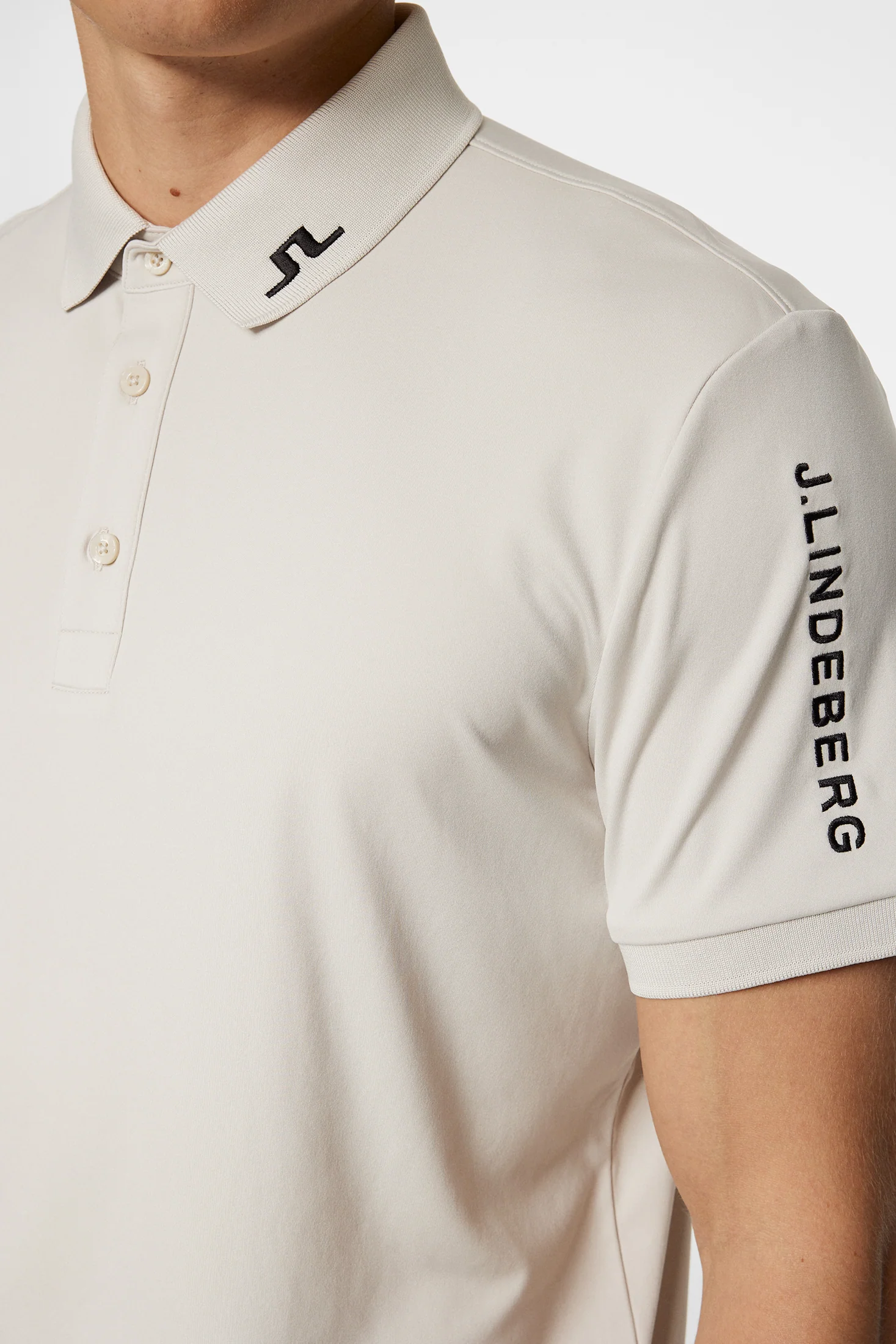 Tour Tech Slim Fit Polo / Moonbeam - Image 6