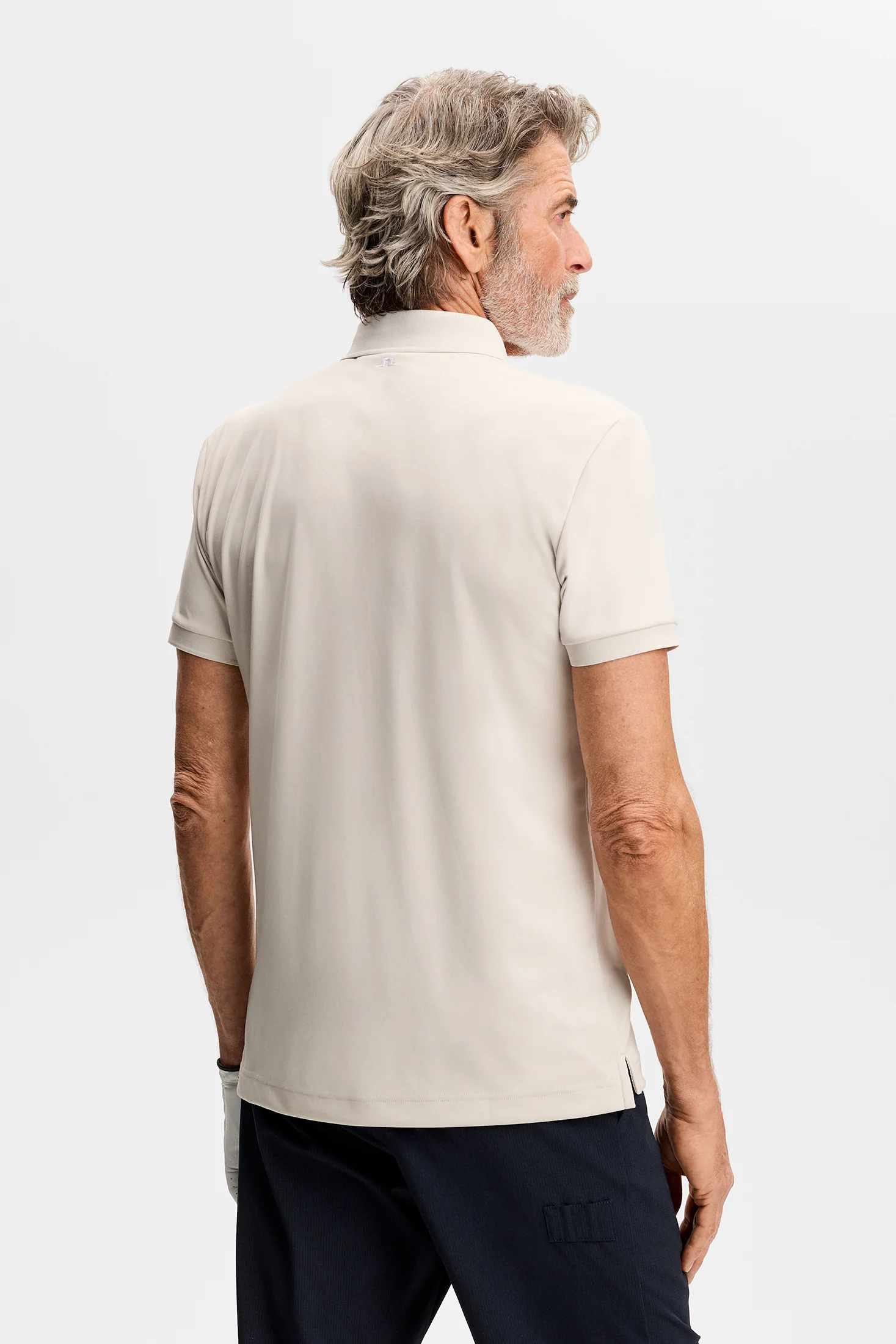 Tour Tech Slim Fit Polo / Moonbeam - Image 3