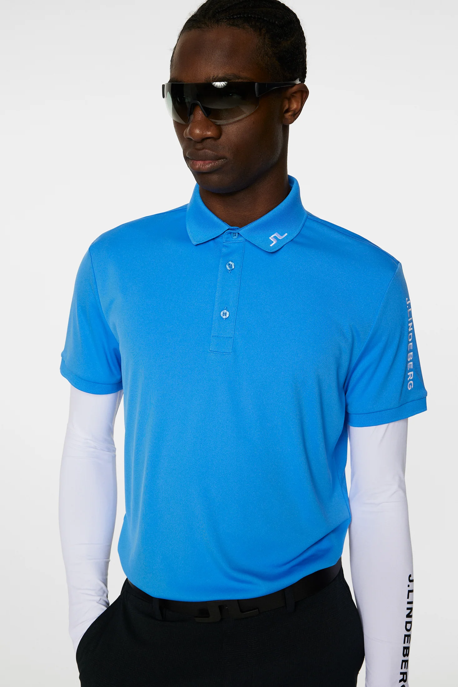 Tour Tech Slim Fit Polo / Sonic Blue - Image 5