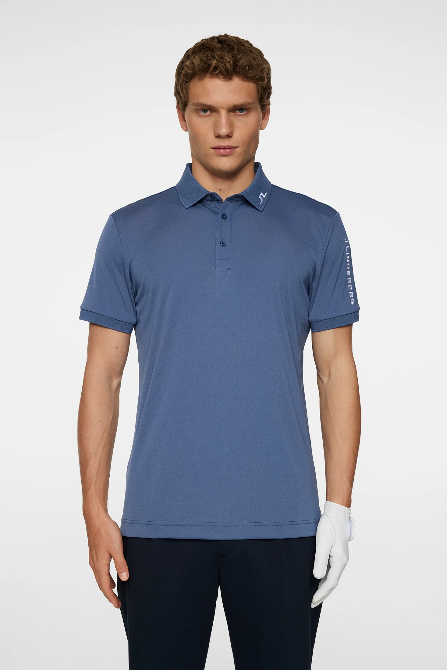 Tour Tech Slim Fit Polo / Vintage Indigo - Image 2