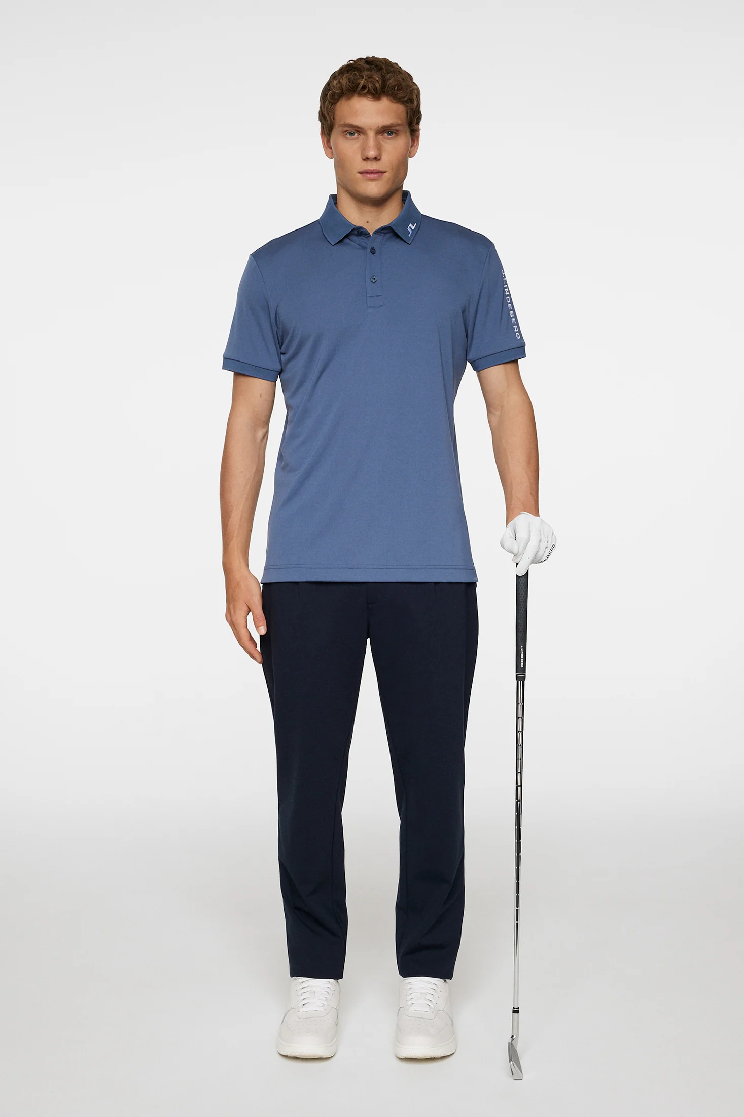 Tour Tech Slim Fit Polo / Vintage Indigo - Image 4